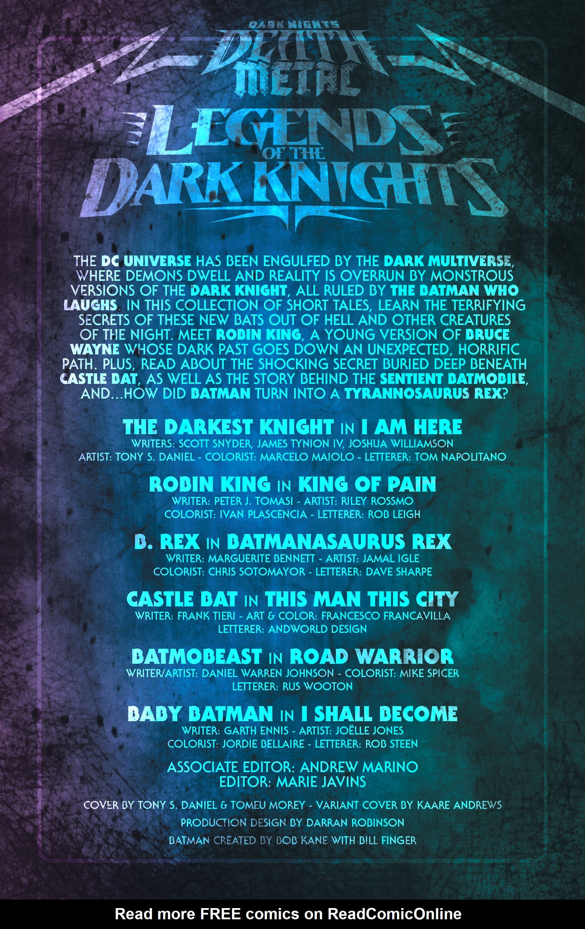 Read online Dark Nights: Death Metal Legends of the Dark Knights comic -  Issue # Full - 2