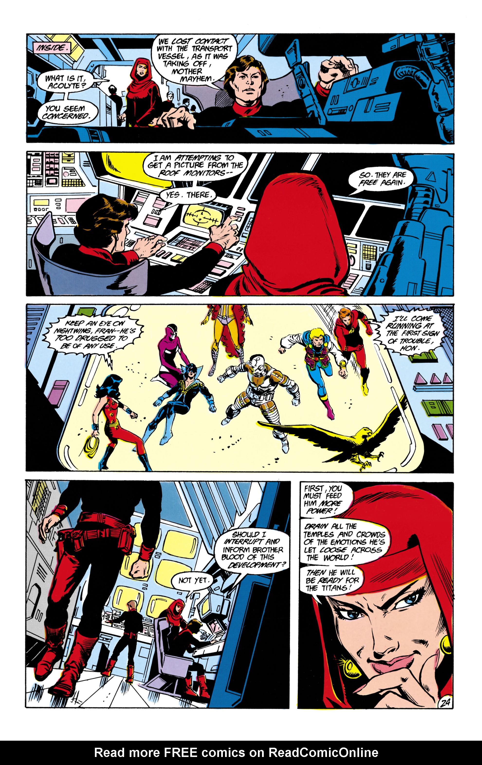 Read online The New Teen Titans (1984) comic -  Issue #30 - 25