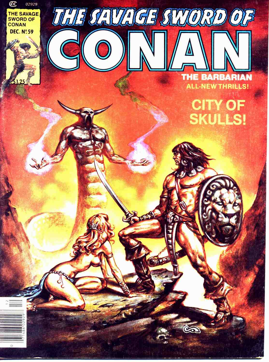 Read online The Savage Sword Of Conan comic -  Issue #59 - 1