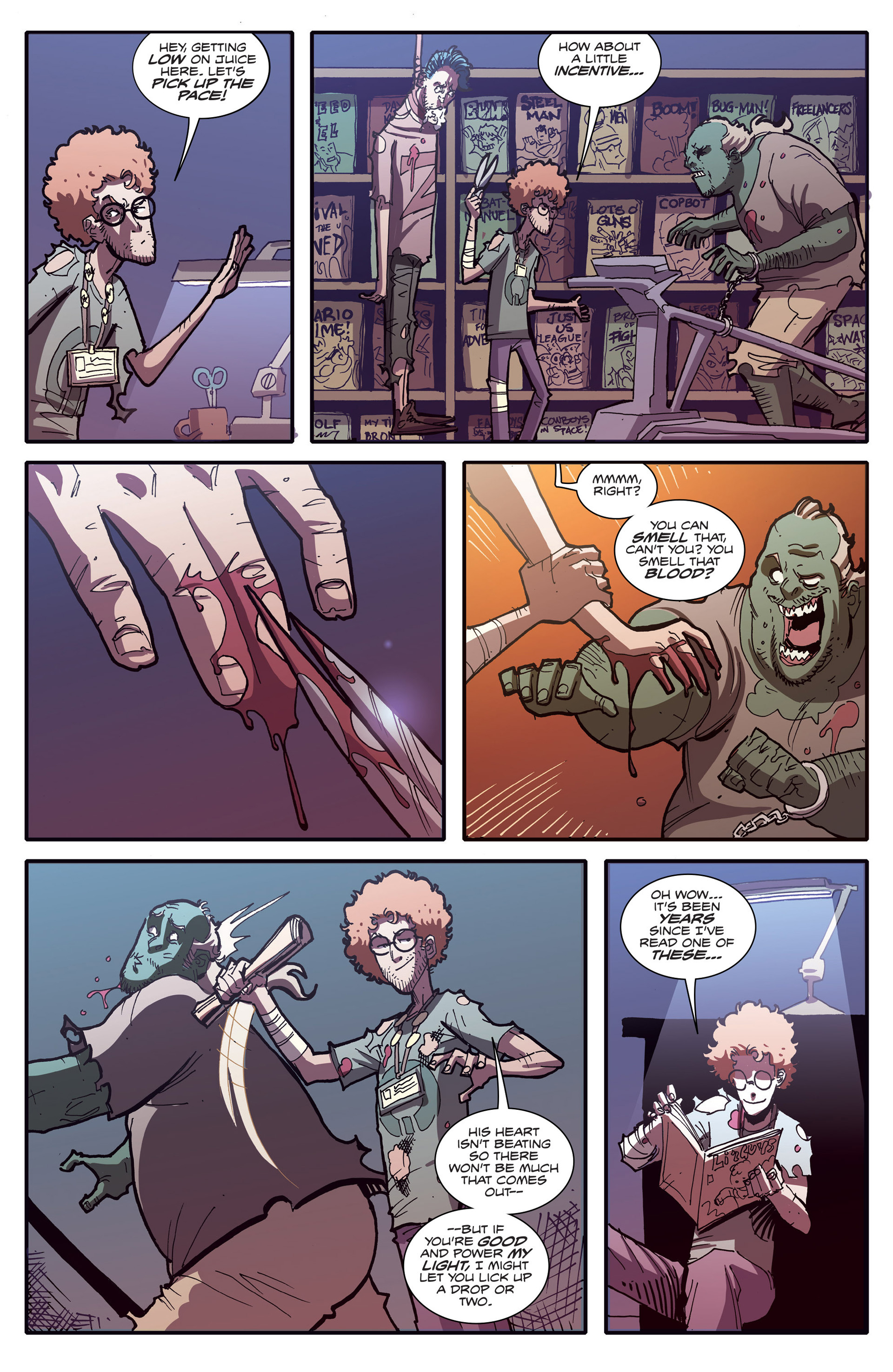 Read online Fanboys vs. Zombies comic -  Issue #18 - 15