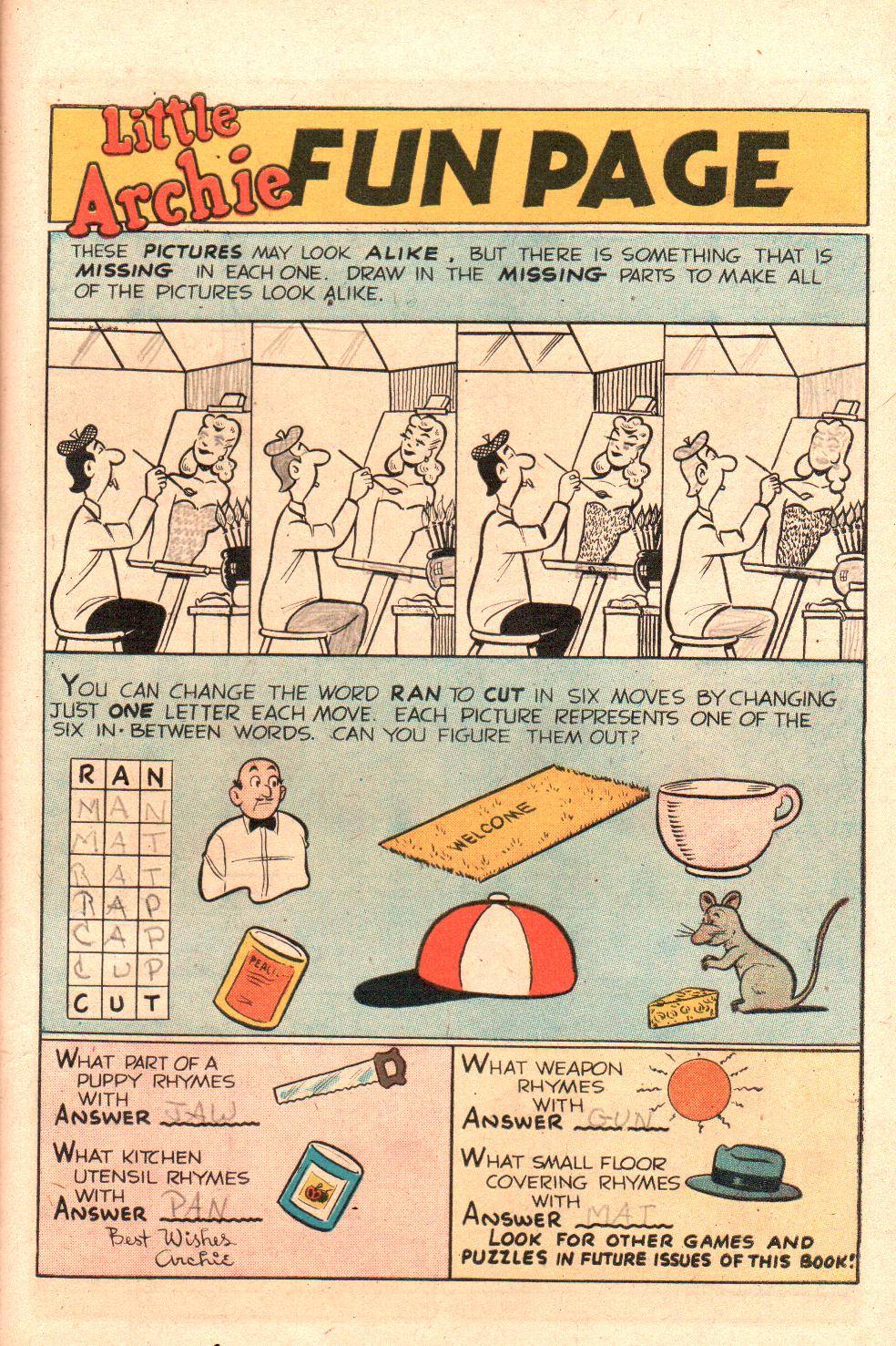 Read online Little Archie (1956) comic -  Issue #7 - 11