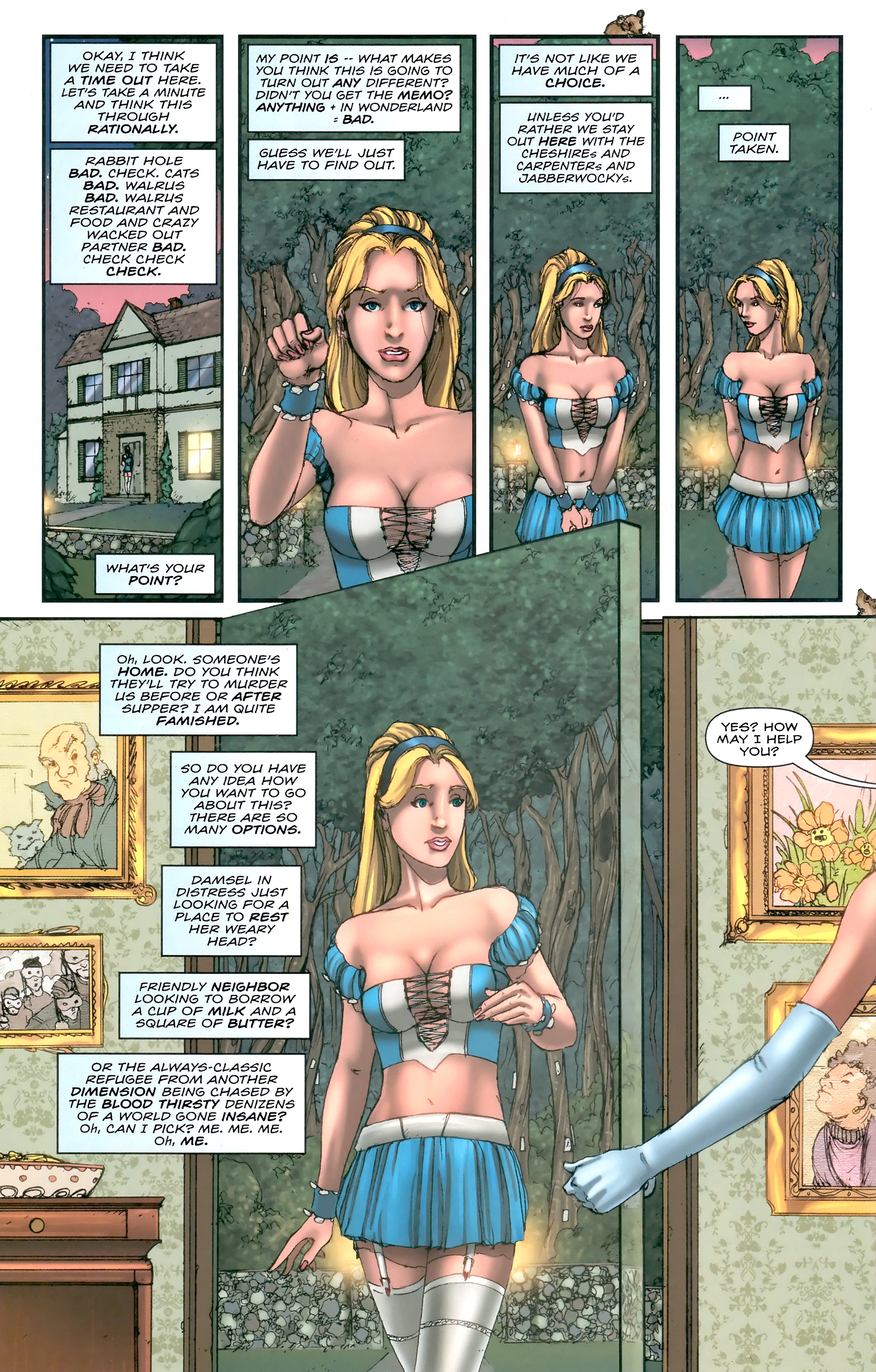 Read online Grimm Fairy Tales presents Alice in Wonderland comic -  Issue #3 - 6