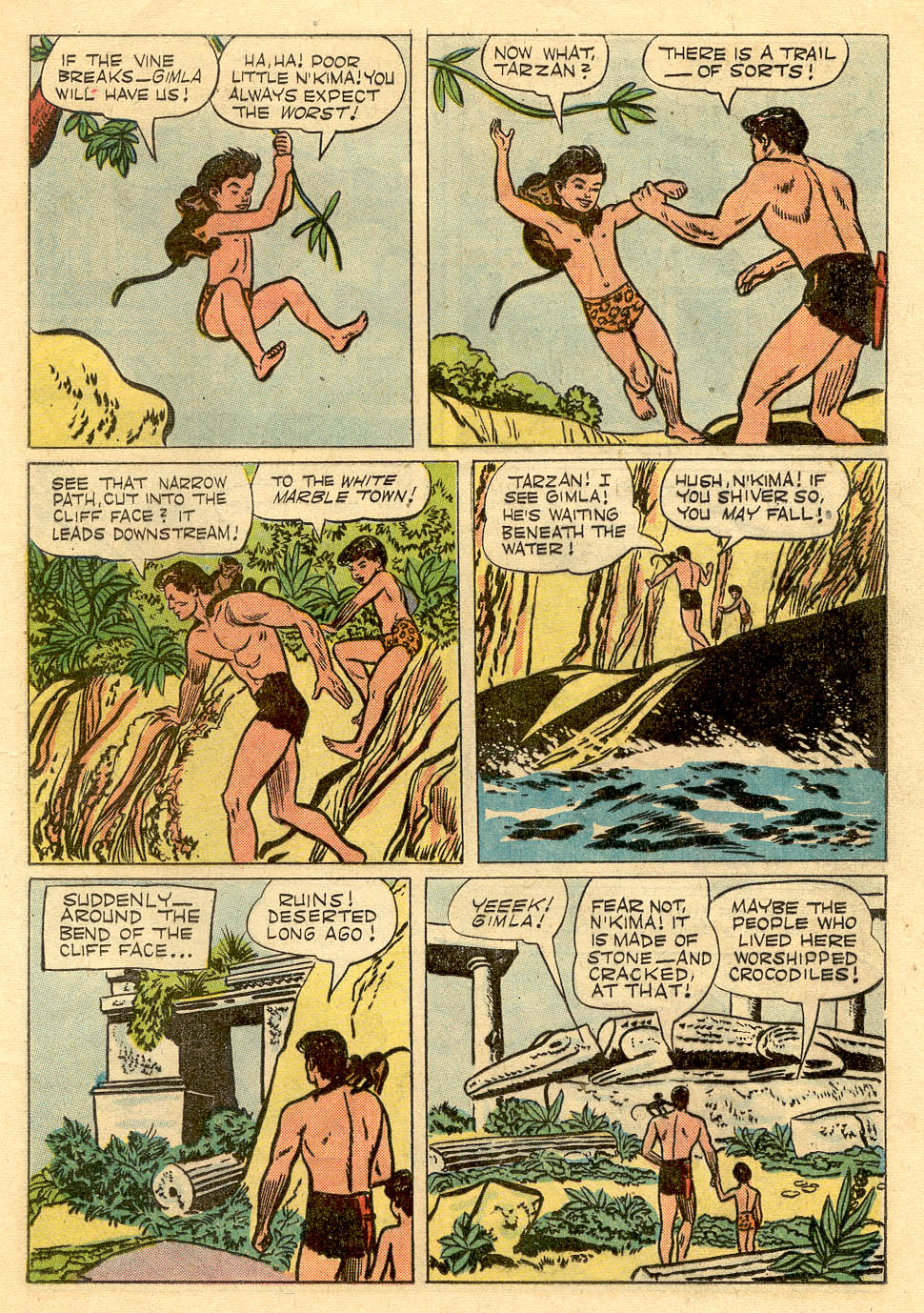 Read online Tarzan (1948) comic -  Issue #62 - 22