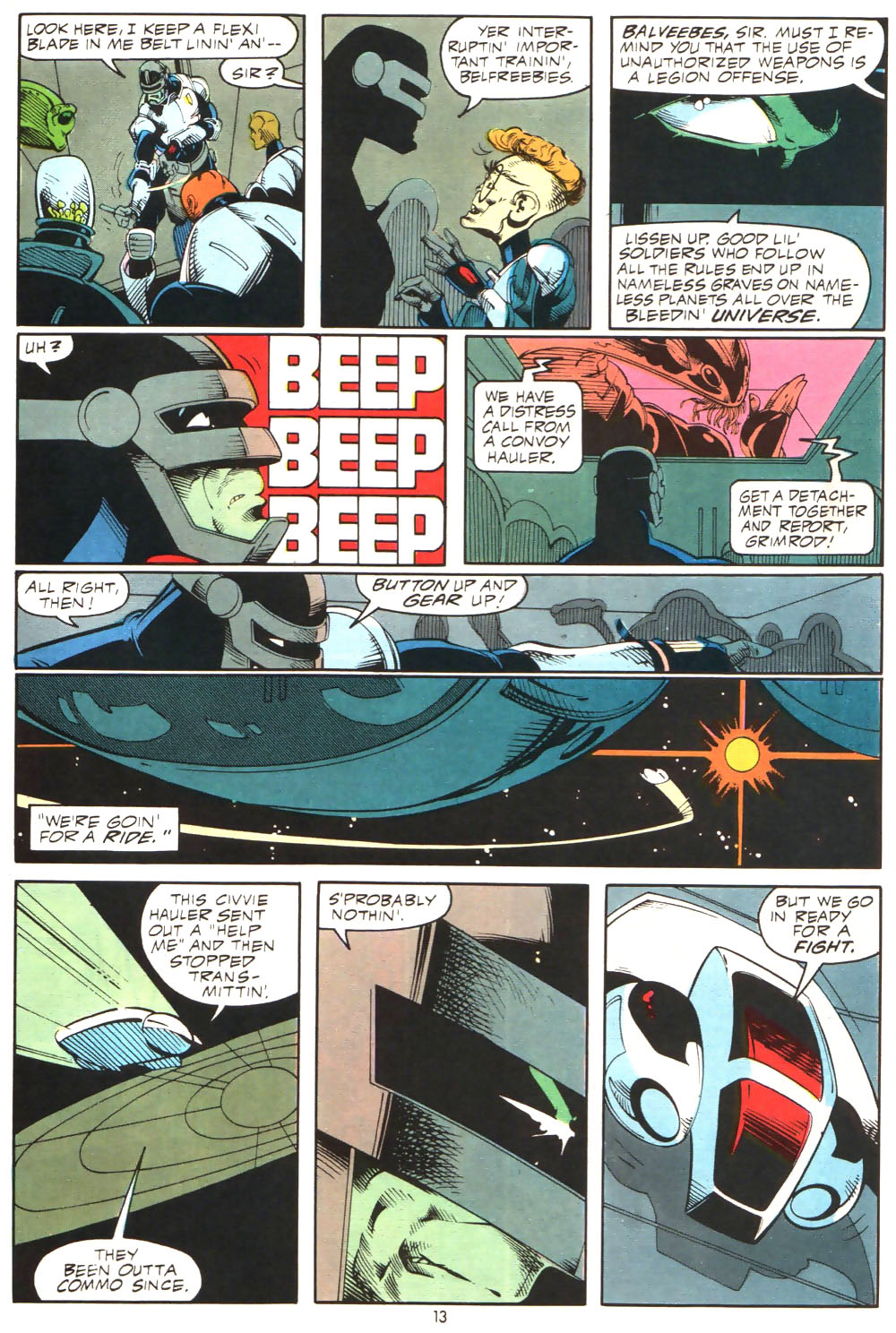 Read online Alien Legion (1987) comic -  Issue #6 - 16
