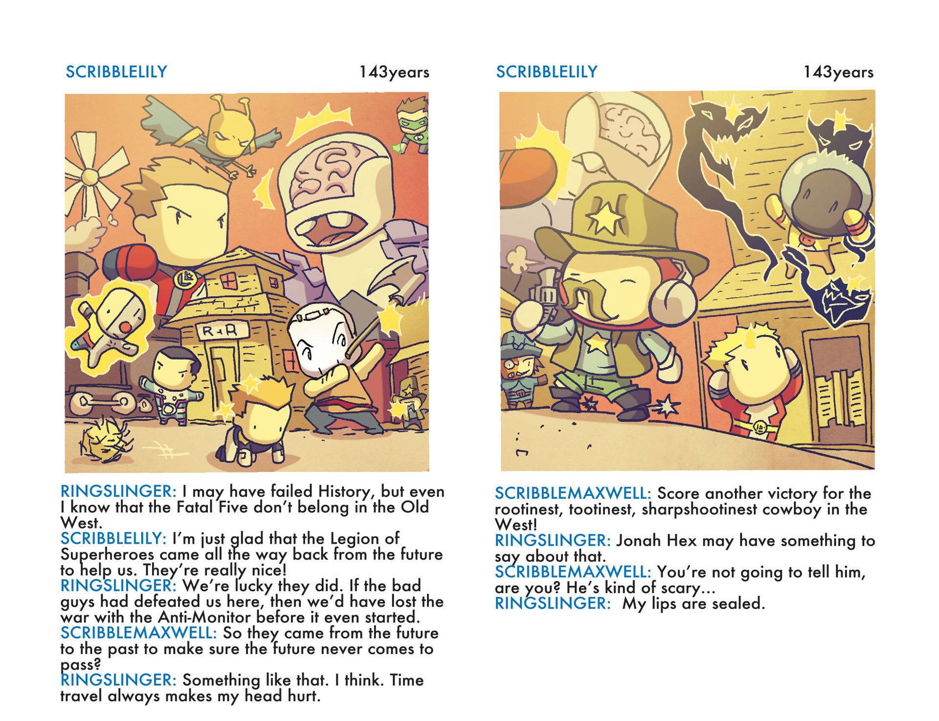 Read online Scribblenauts Unmasked: A Crisis of Imagination comic -  Issue #13 - 9