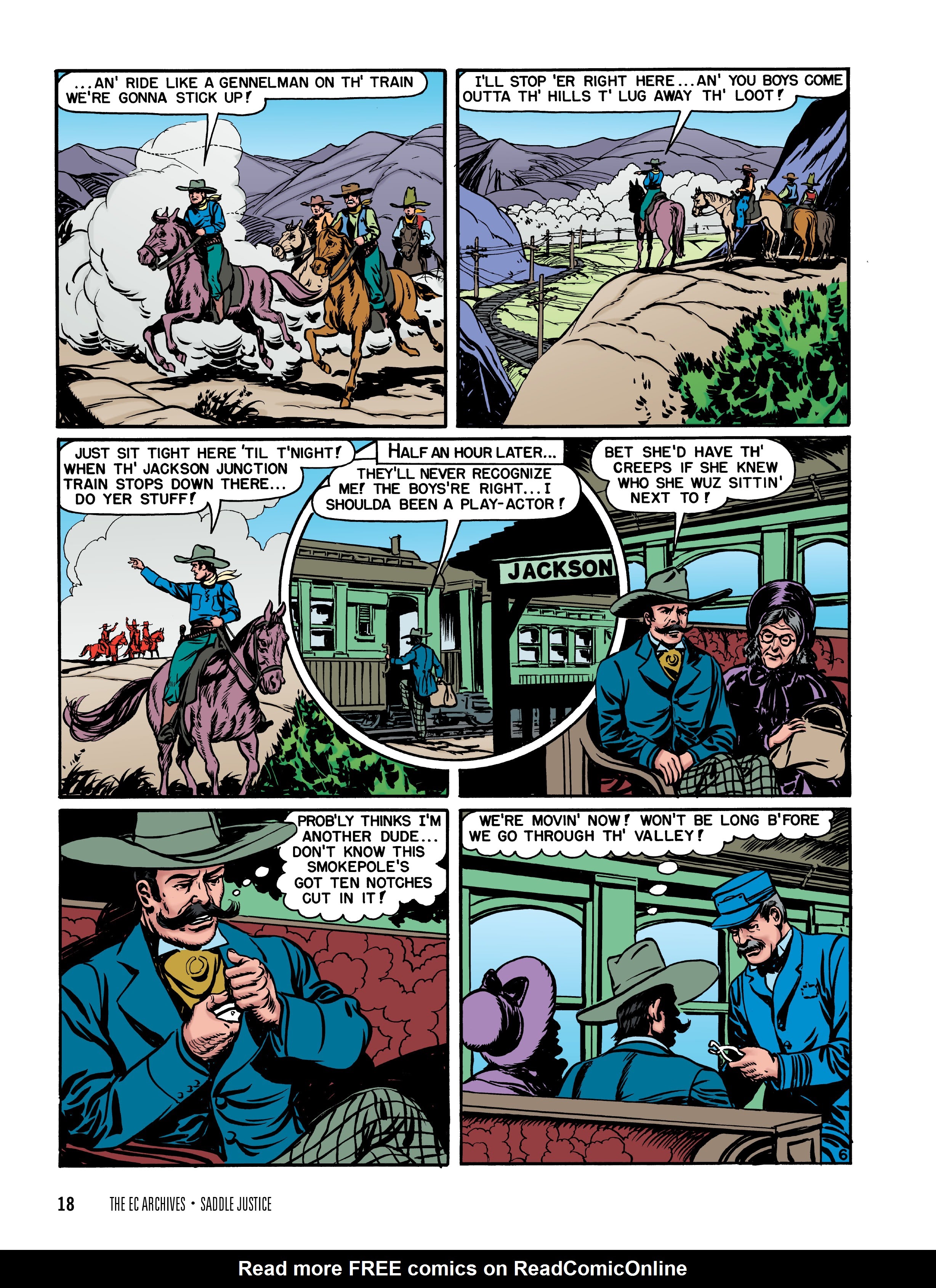 Read online The EC Archives: Saddle Justice comic -  Issue # TPB (Part 1) - 20