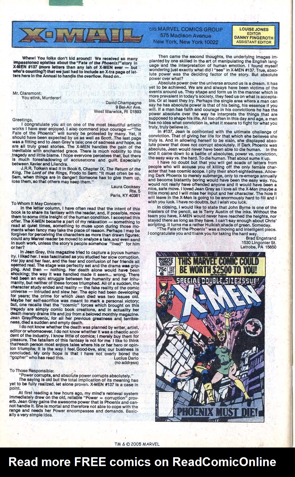 Read online X-Men Annual comic -  Issue #4 - 50