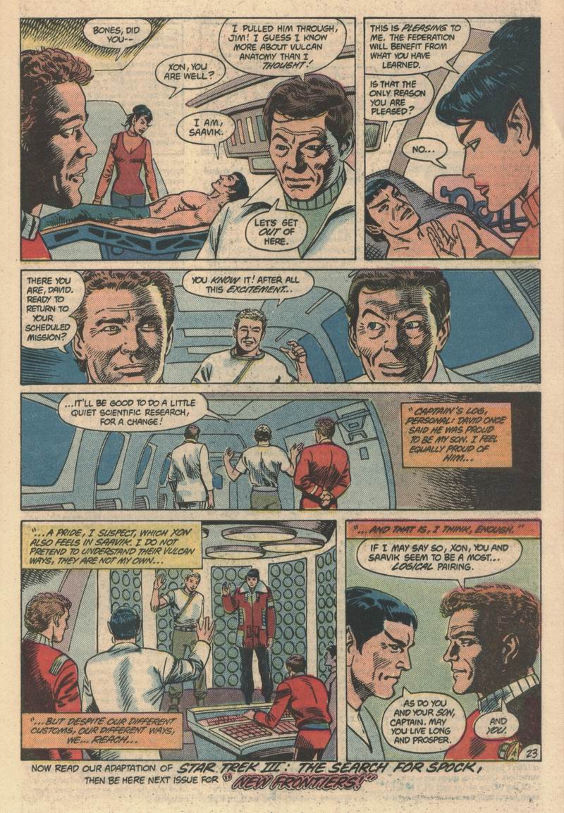 Read online Star Trek (1984) comic -  Issue #8 - 24