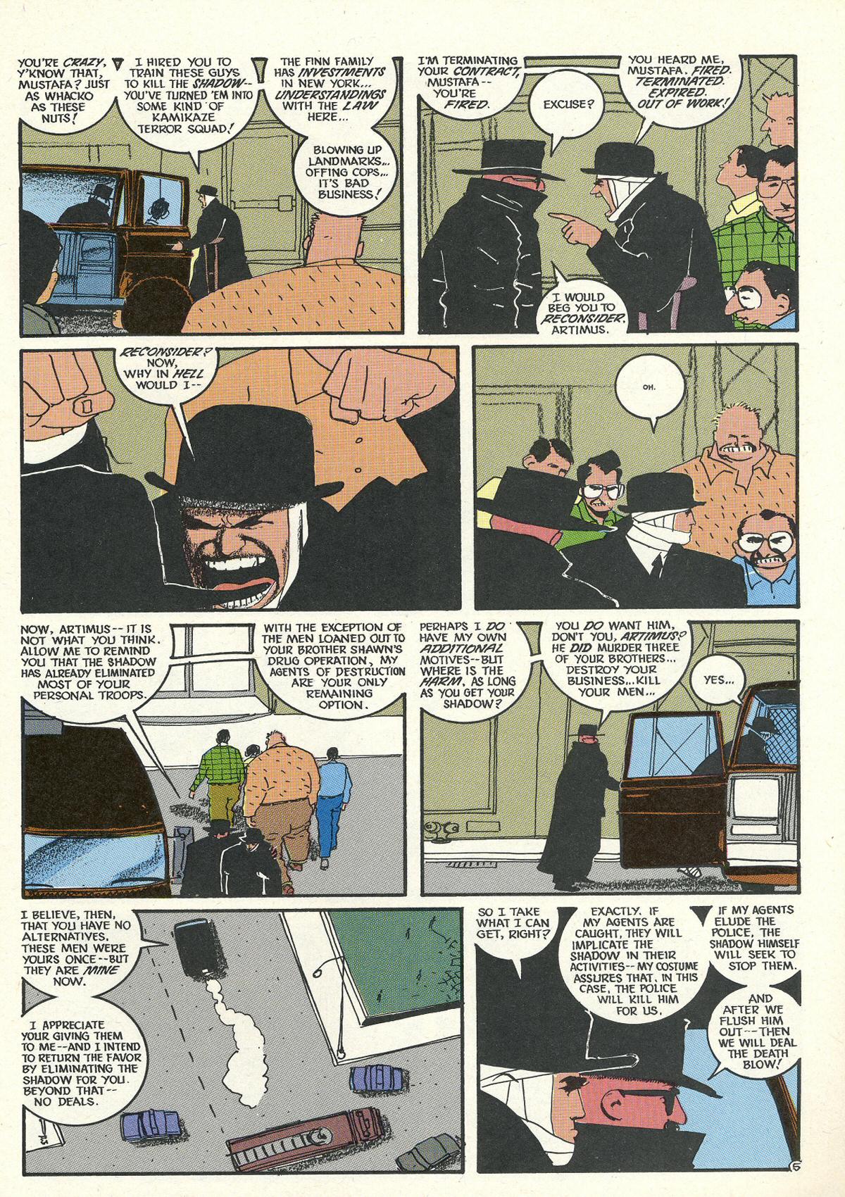 Read online The Shadow (1987) comic -  Issue #12 - 7