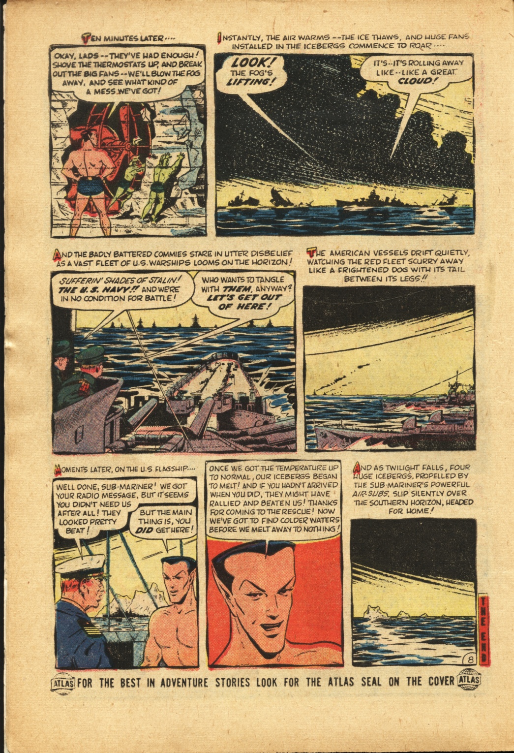 Read online Sub-Mariner Comics comic -  Issue #42 - 9