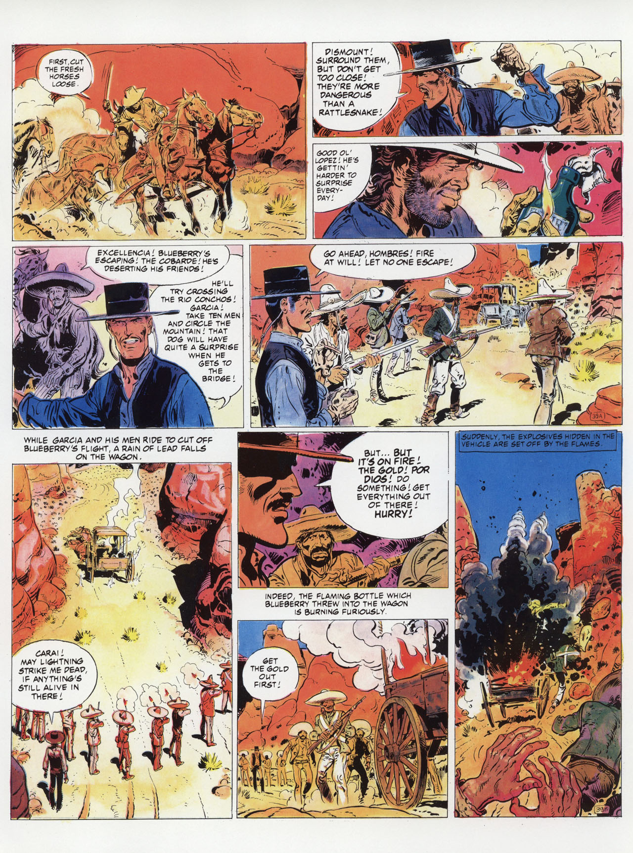 Read online Epic Graphic Novel: Blueberry comic -  Issue #2 - 45