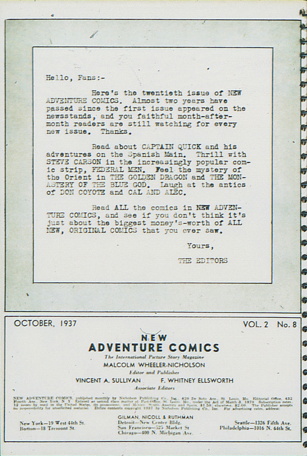 Adventure Comics (1938) issue 20 - Page 3