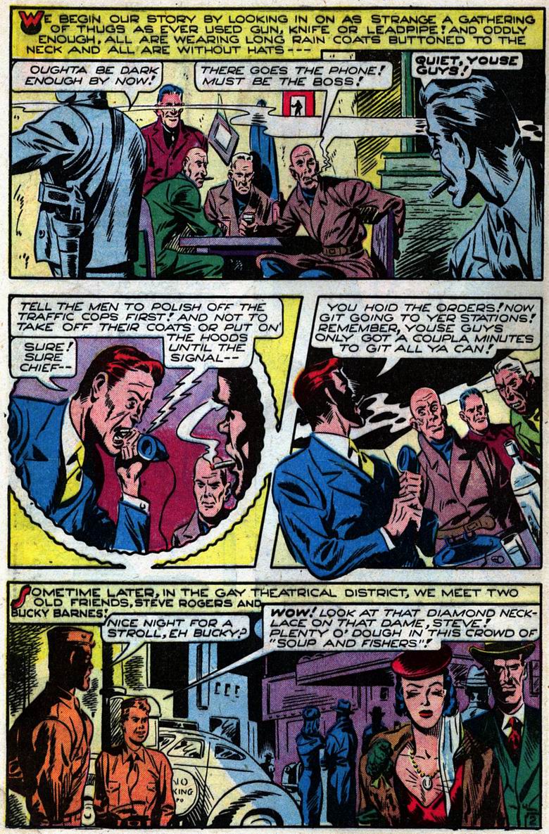 Read online Captain America Comics comic -  Issue #45 - 3