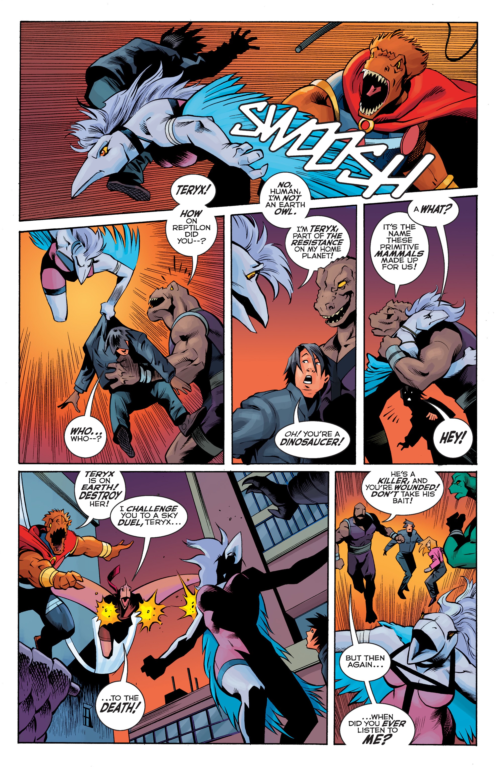 Read online Dinosaucers comic -  Issue #5 - 5