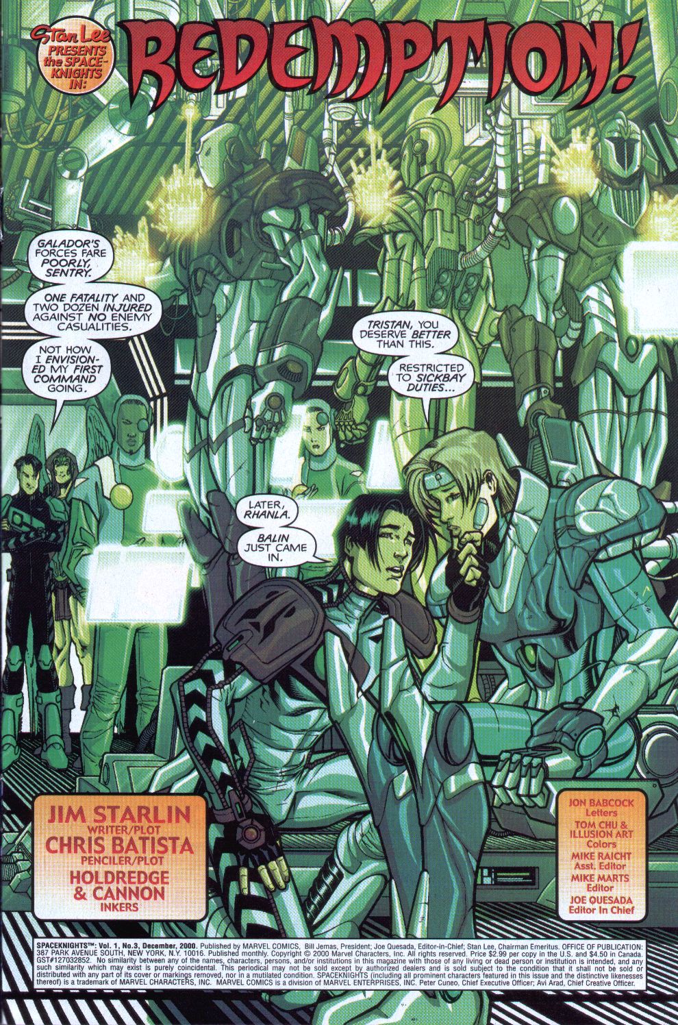 Read online Spaceknights (2000) comic -  Issue #3 - 2
