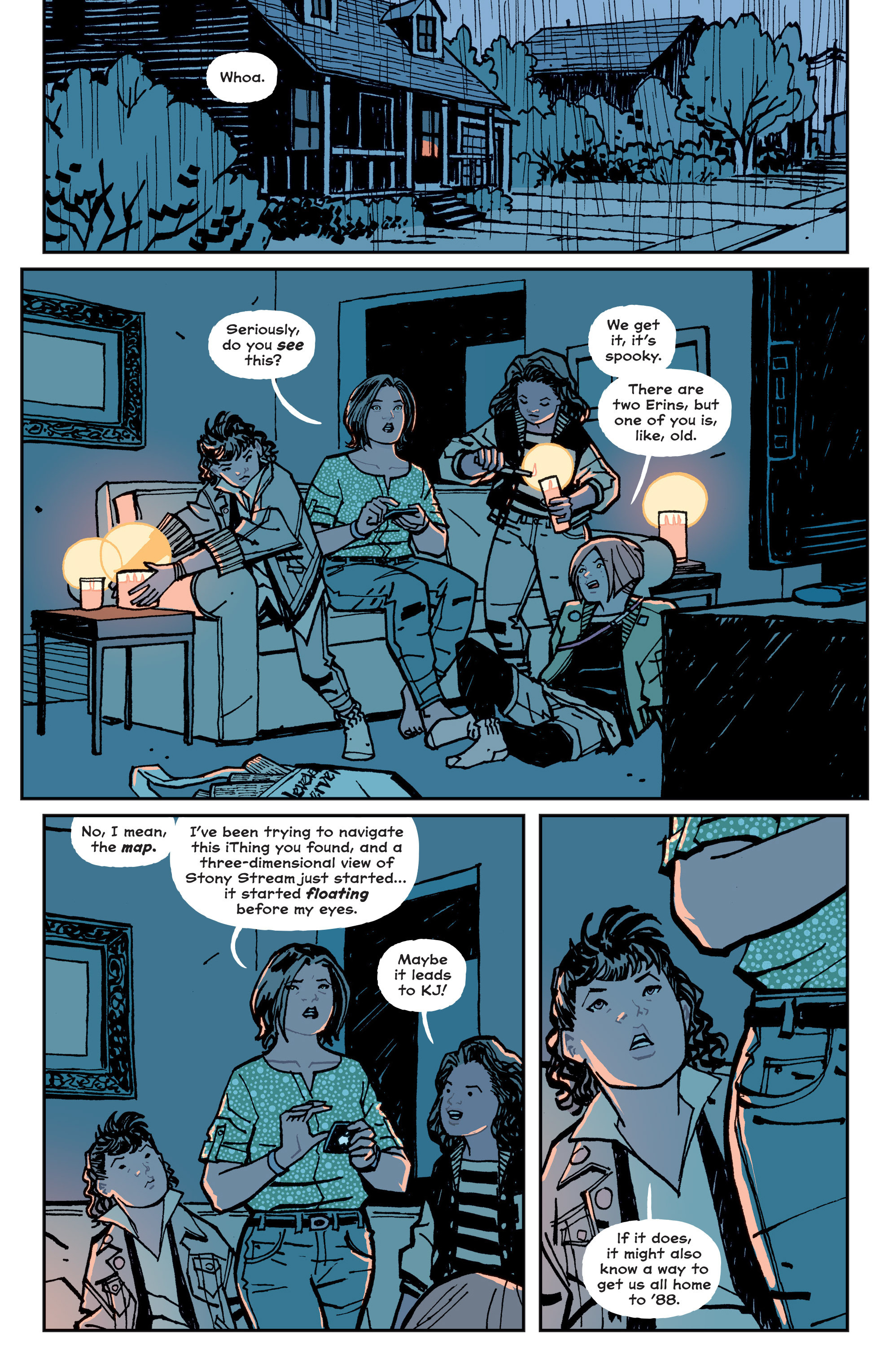 Read online Paper Girls comic -  Issue #7 - 8