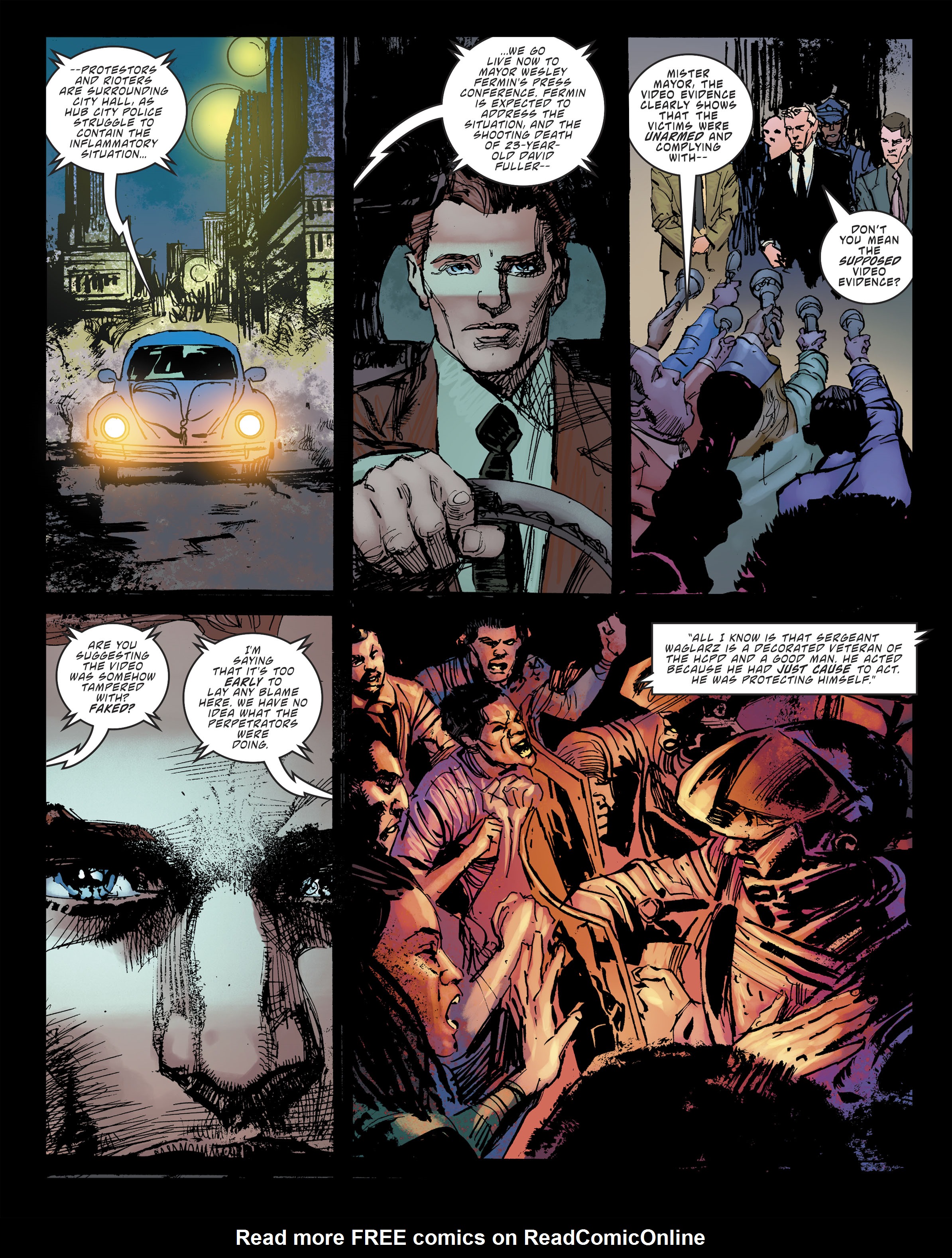 Read online The Question: The Deaths of Vic Sage comic -  Issue #1 - 35