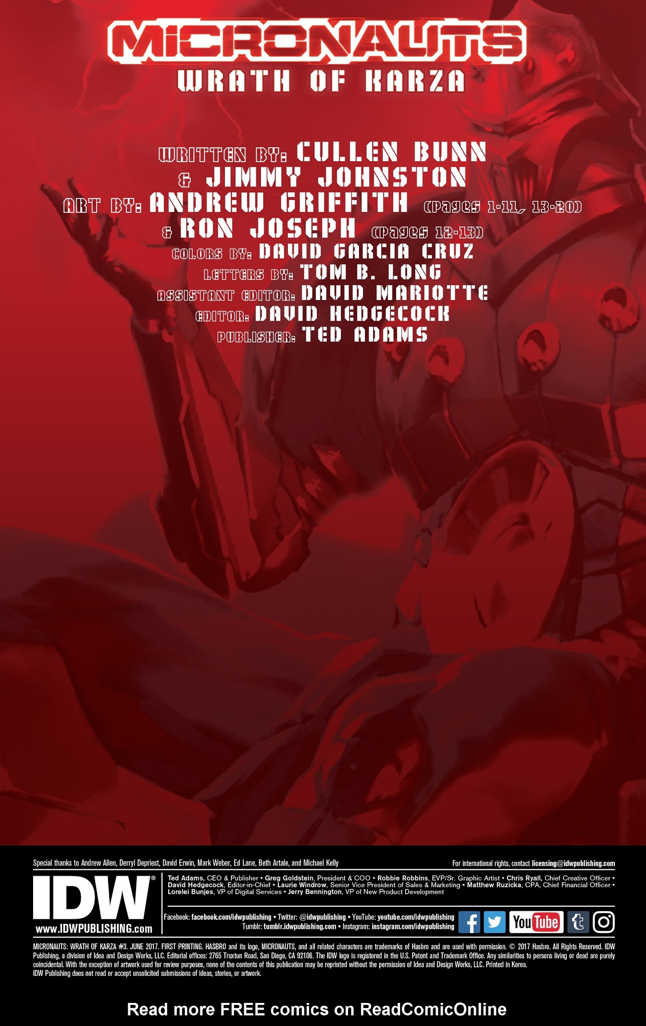 Read online Micronauts: Wrath of Karza comic -  Issue #3 - 2