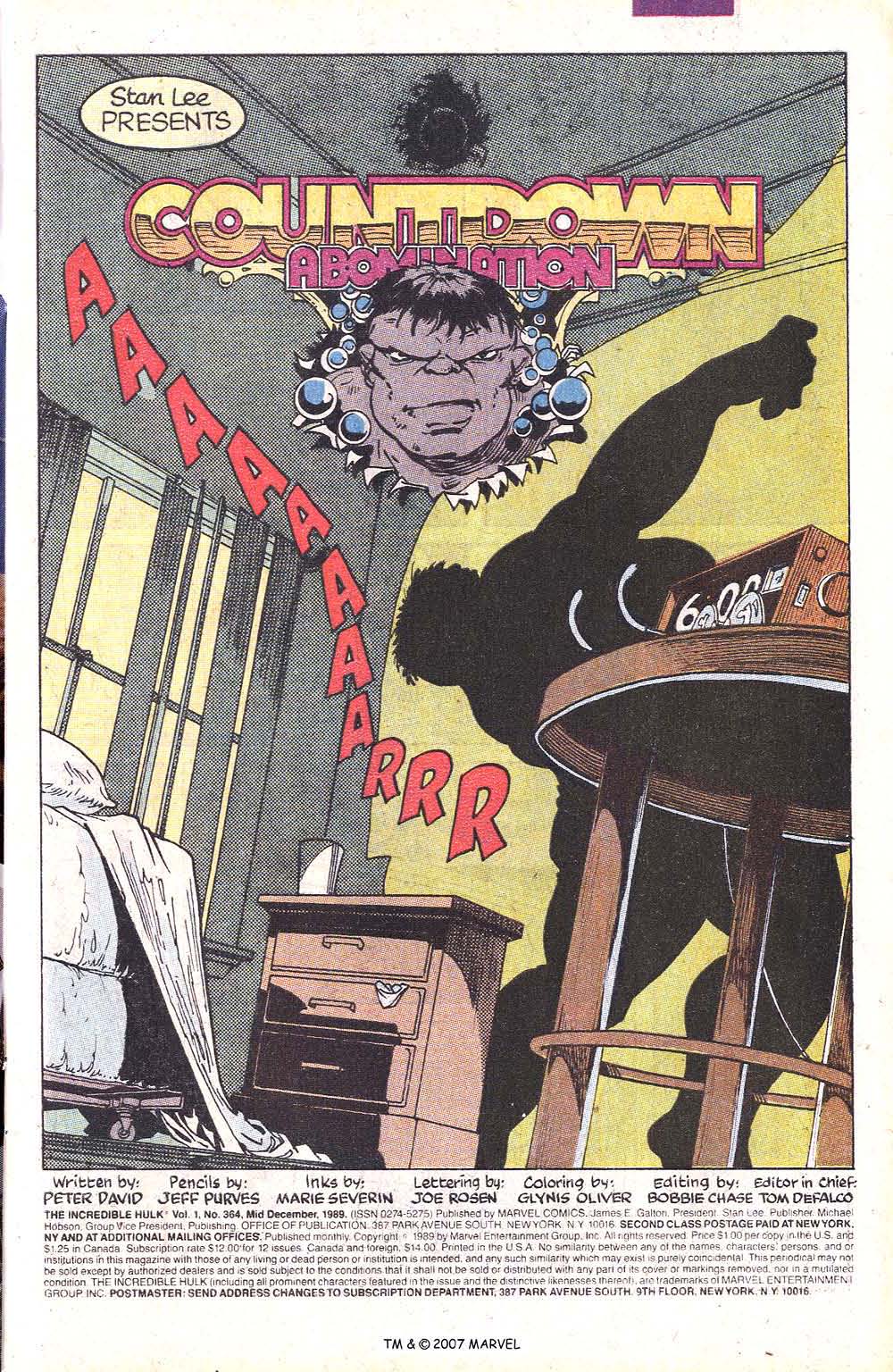 Read online The Incredible Hulk (1968) comic -  Issue #364 - 3
