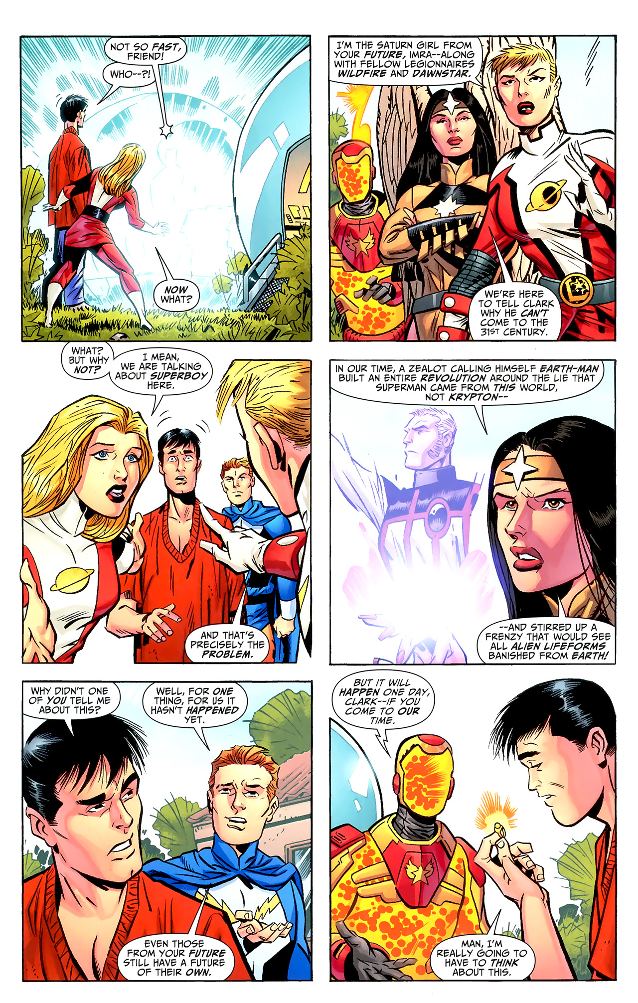 Read online DCU: Legacies comic -  Issue #6 - 28