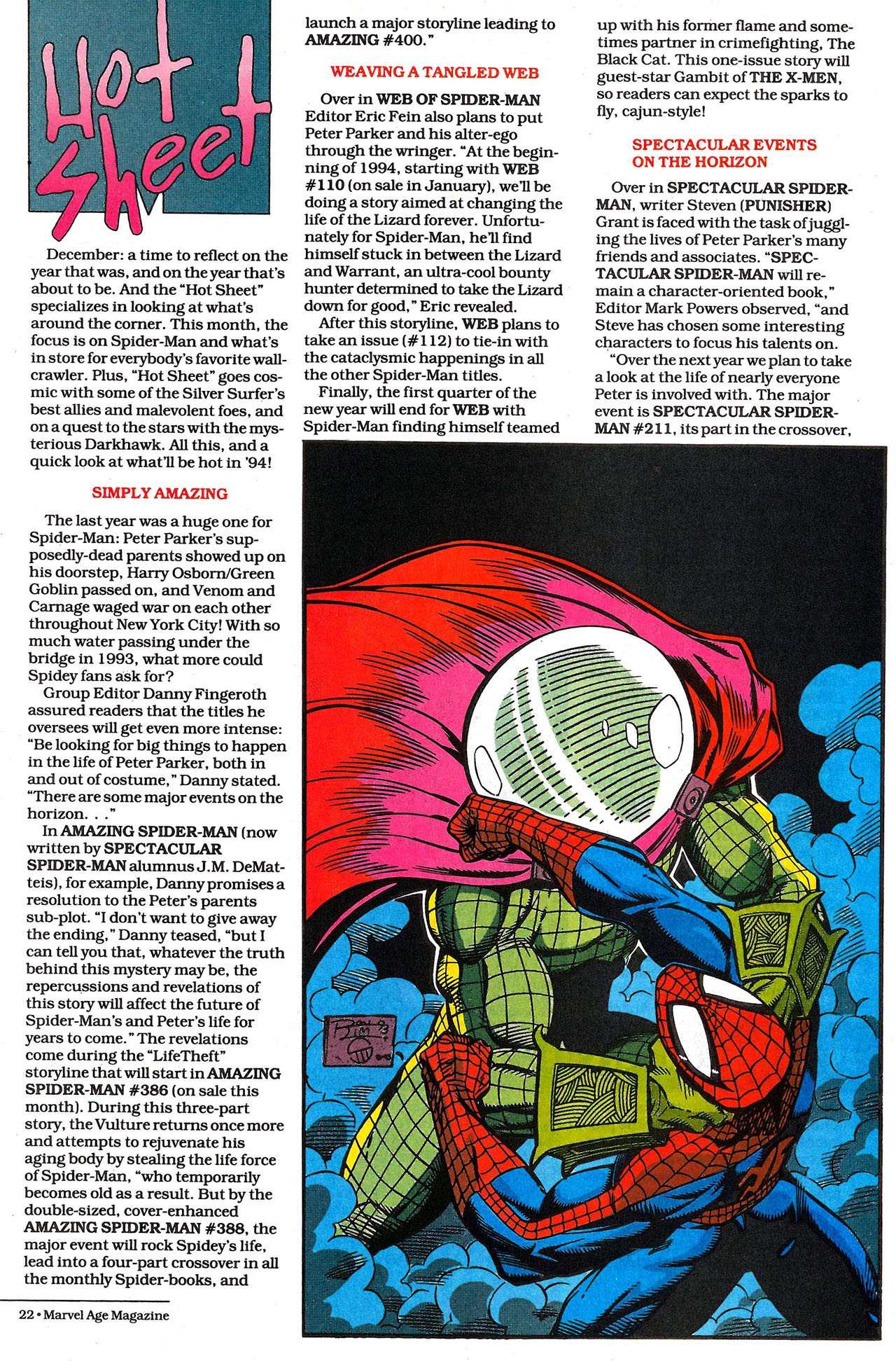 Read online Marvel Age comic -  Issue #133 - 19