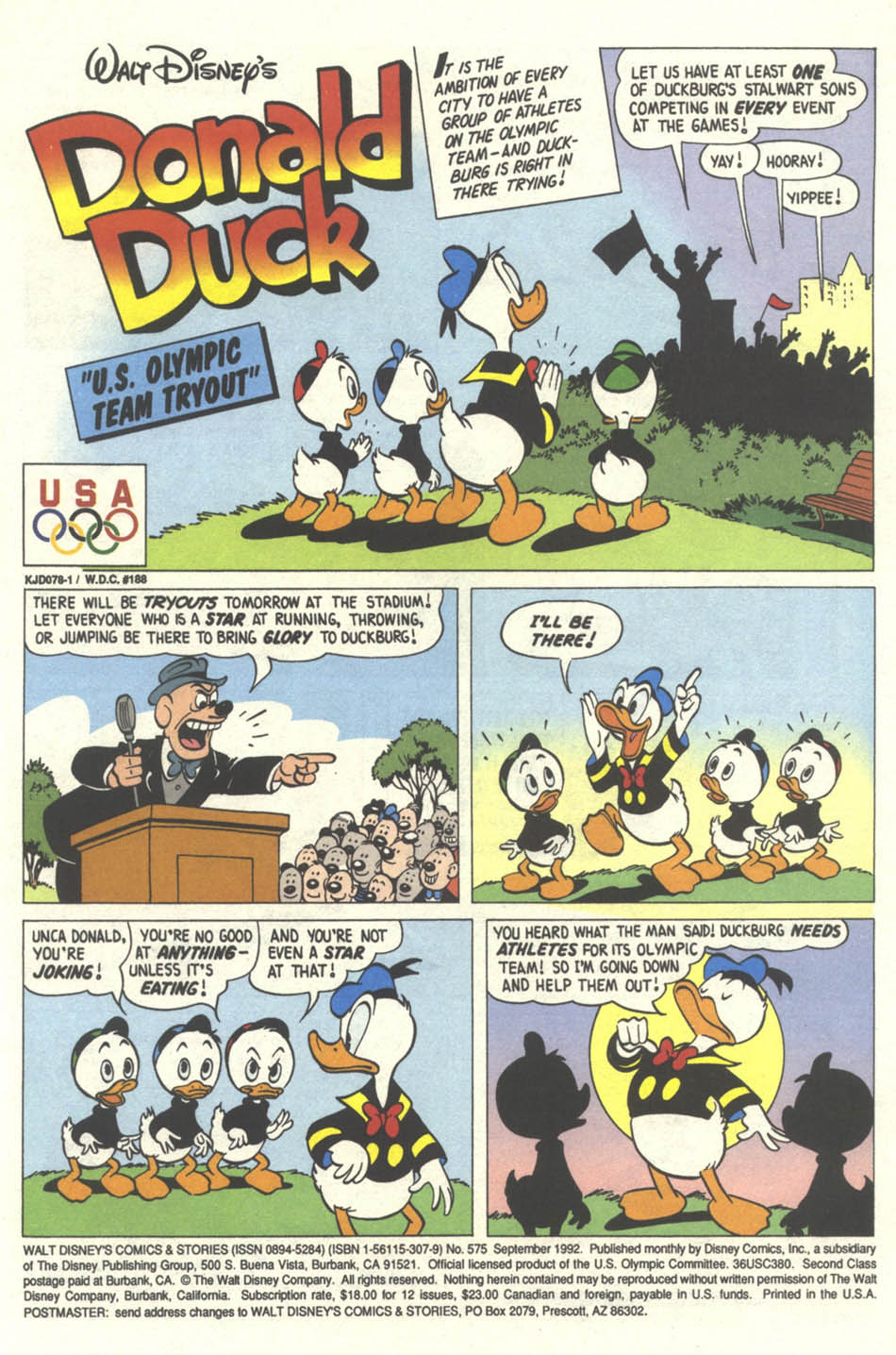 Read online Walt Disney's Comics and Stories comic -  Issue #575 - 2