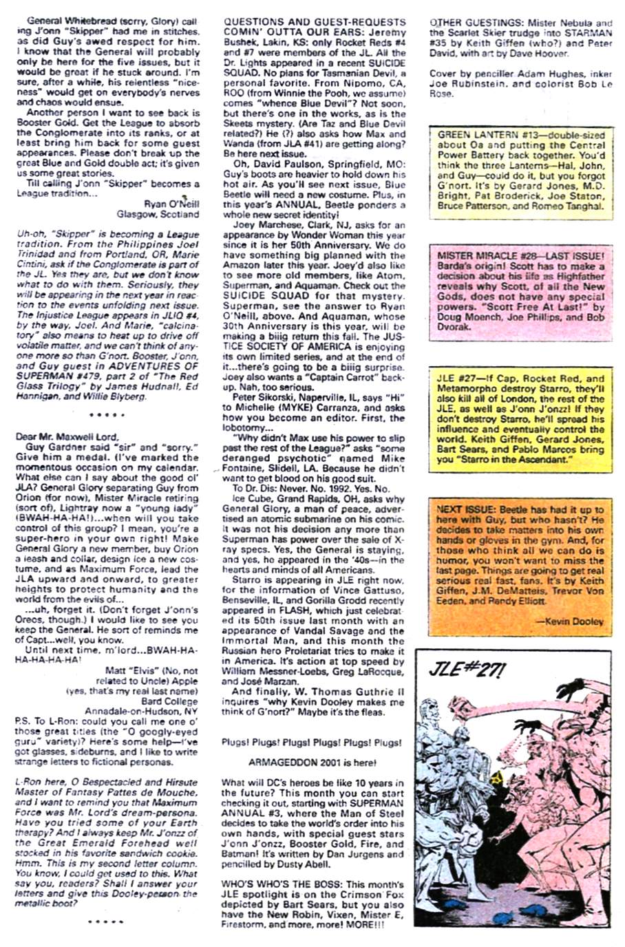 Read online Justice League America comic -  Issue #51 - 25