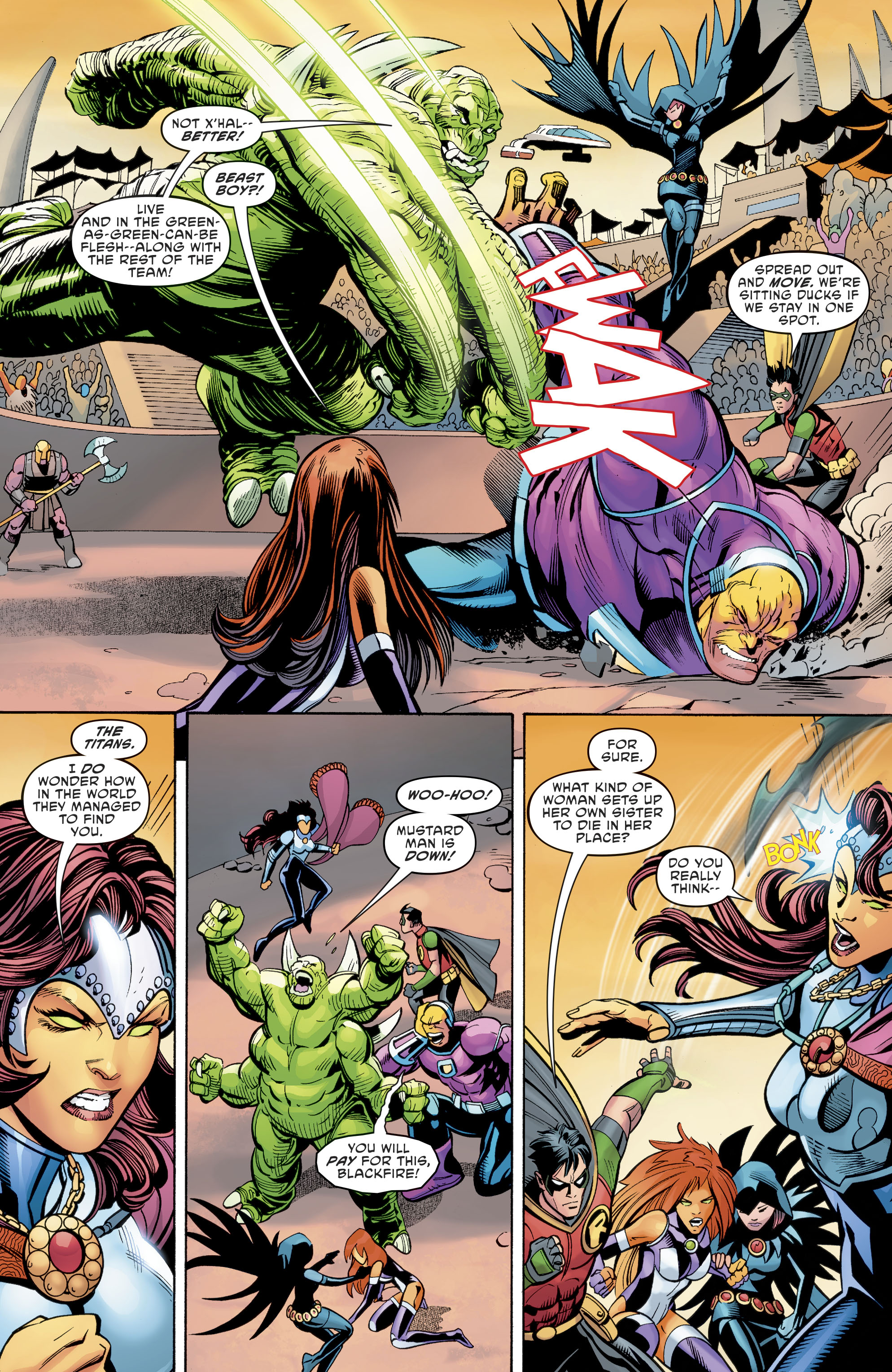 Read online Titans: Burning Rage comic -  Issue #7 - 21