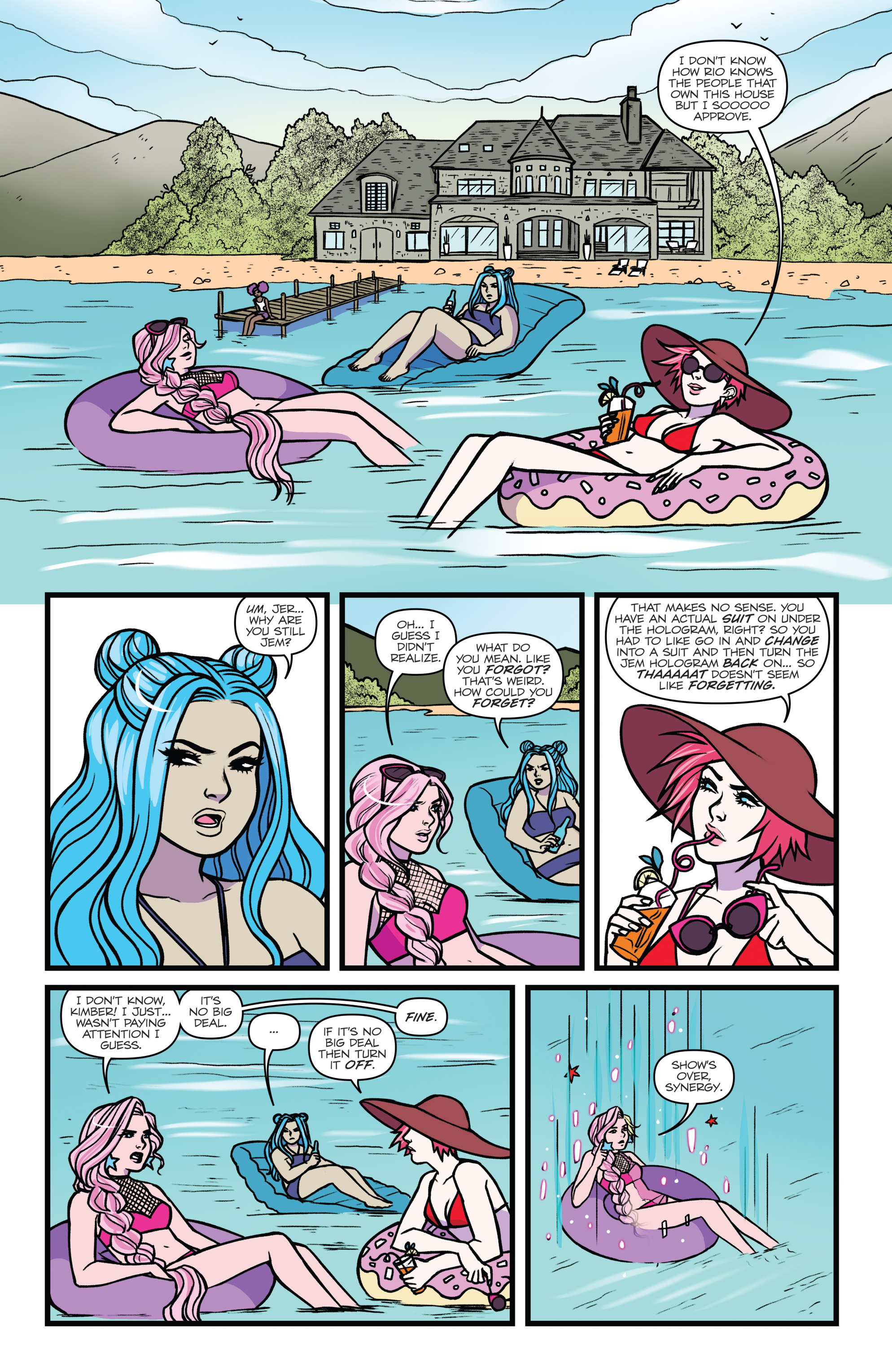 Read online Jem and The Holograms comic -  Issue #17 - 8