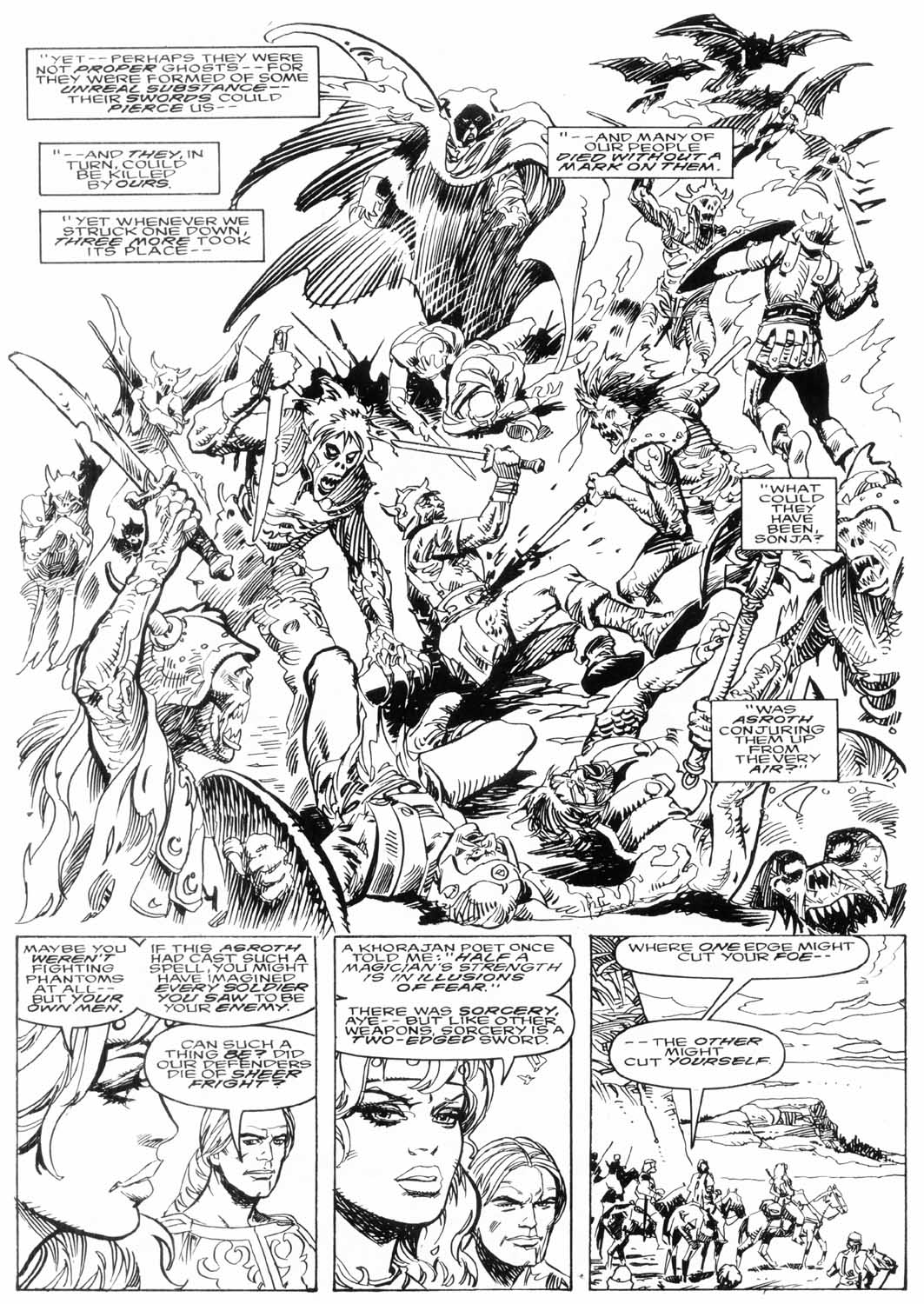 Read online The Savage Sword Of Conan comic -  Issue #230 - 37