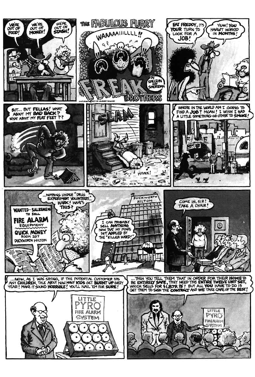 Read online The Fabulous Furry Freak Brothers comic -  Issue #13 - 9