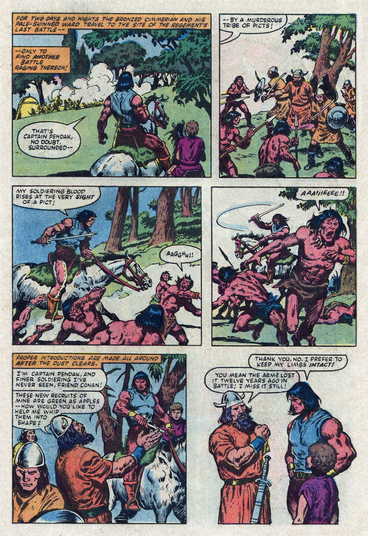 Read online Conan the Barbarian (1970) comic -  Issue #149 - 11