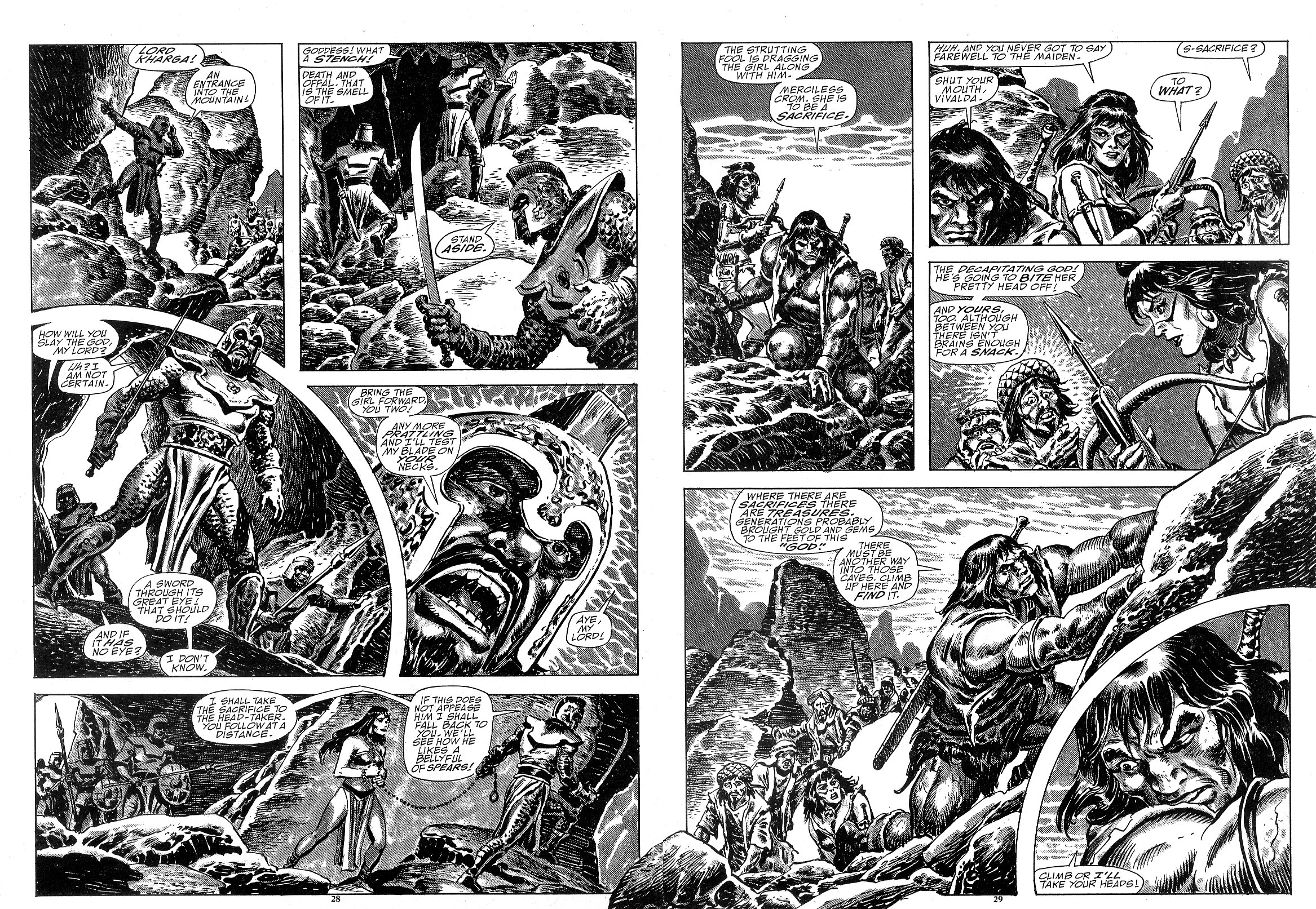 Read online The Savage Sword Of Conan comic -  Issue #183 - 21