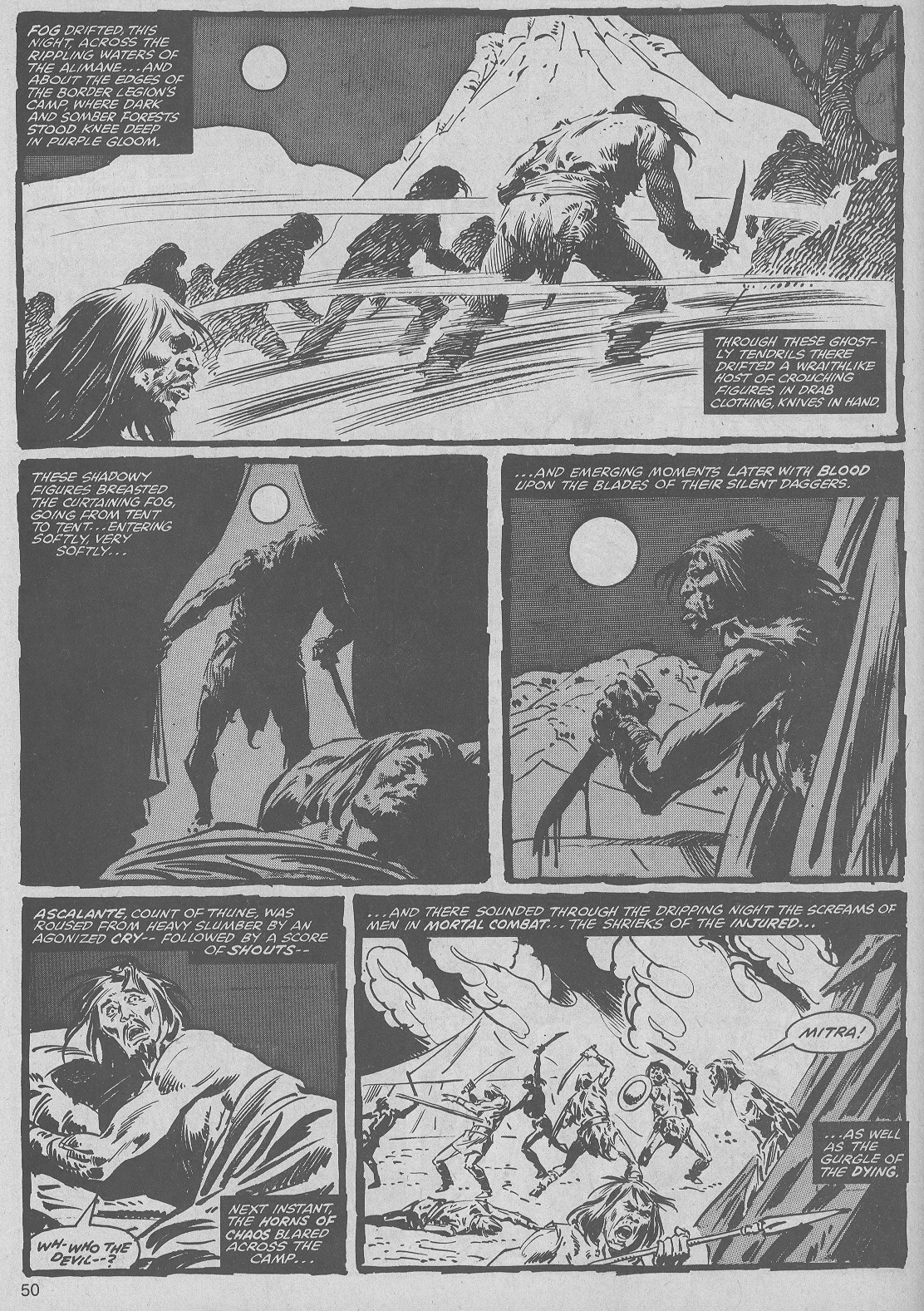 Read online The Savage Sword Of Conan comic -  Issue #50 - 50