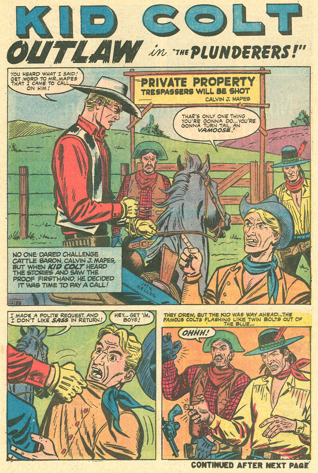 Read online Kid Colt Outlaw comic -  Issue #154 - 25