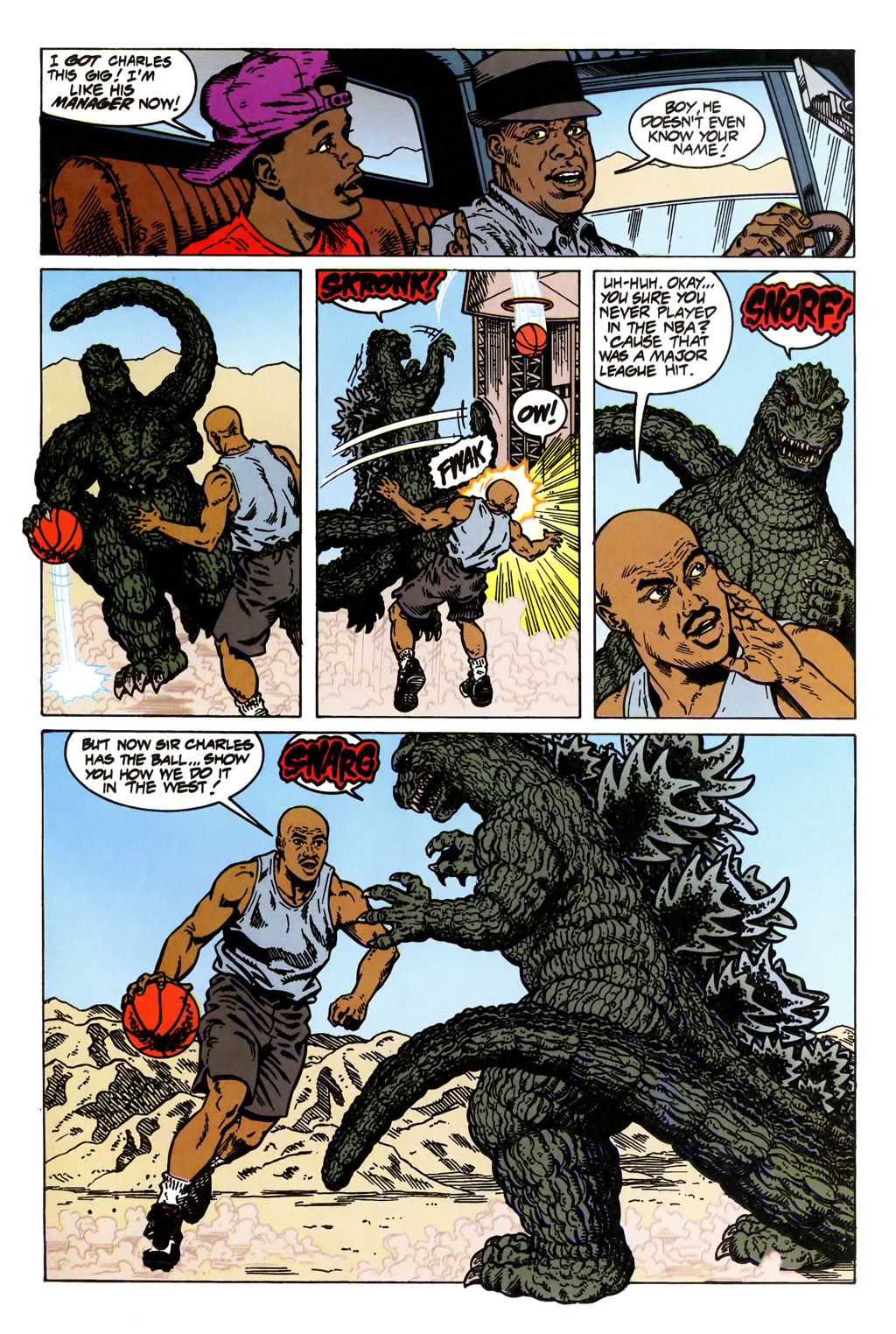 Read online Godzilla vs. Barkley comic -  Issue # Full - 21