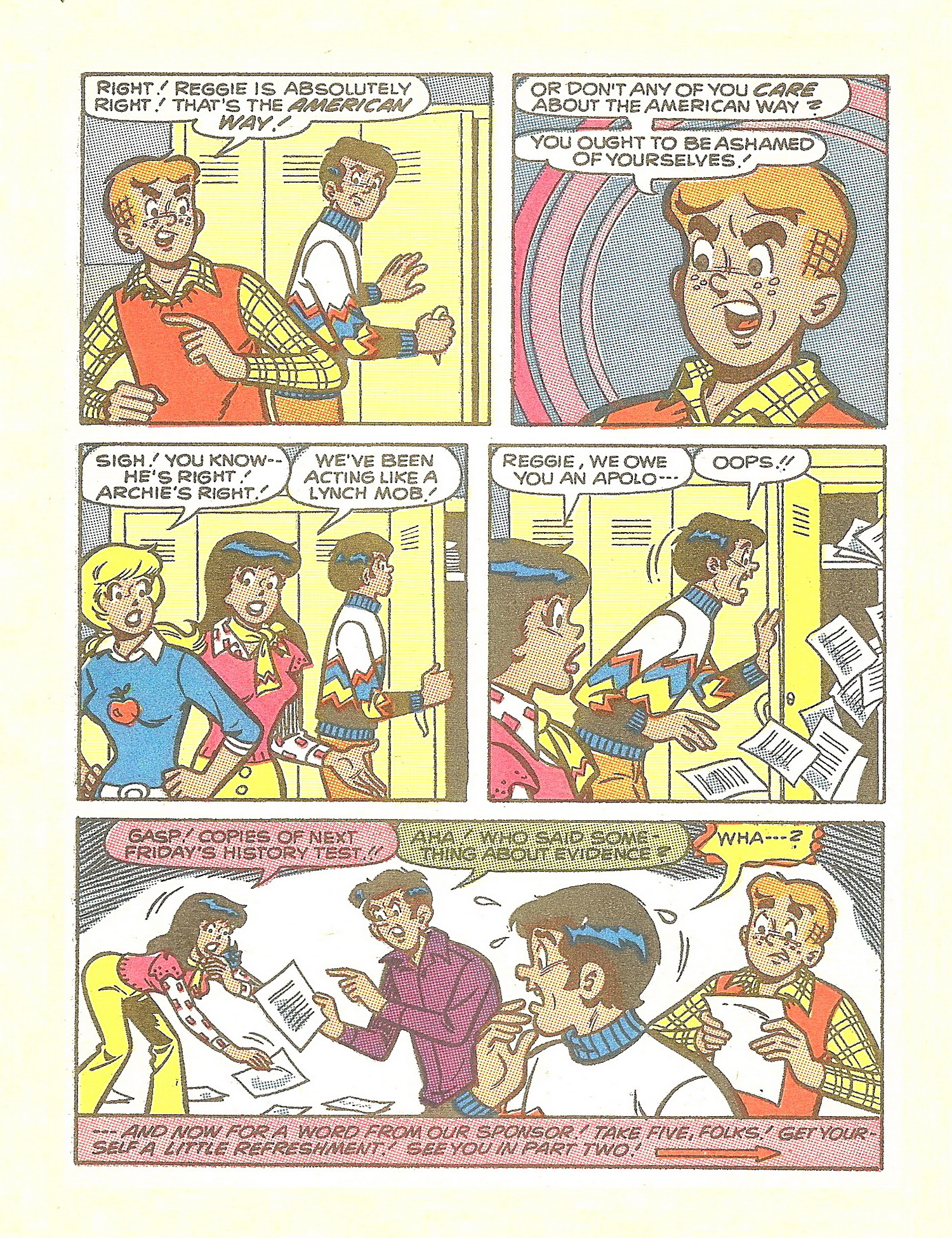 Read online Jughead Jones Comics Digest comic -  Issue #61 - 104
