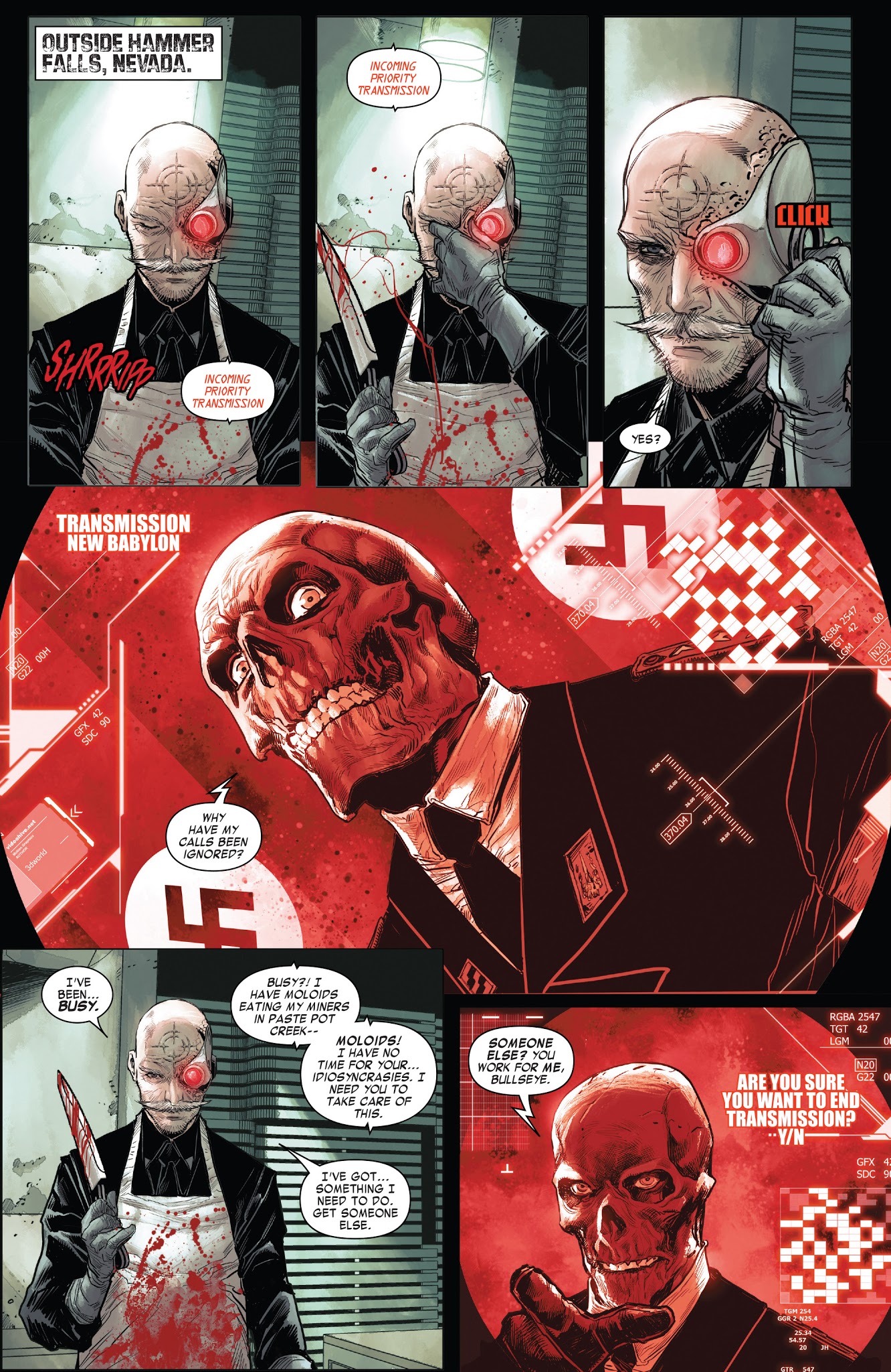 Read online Old Man Hawkeye comic -  Issue #3 - 5