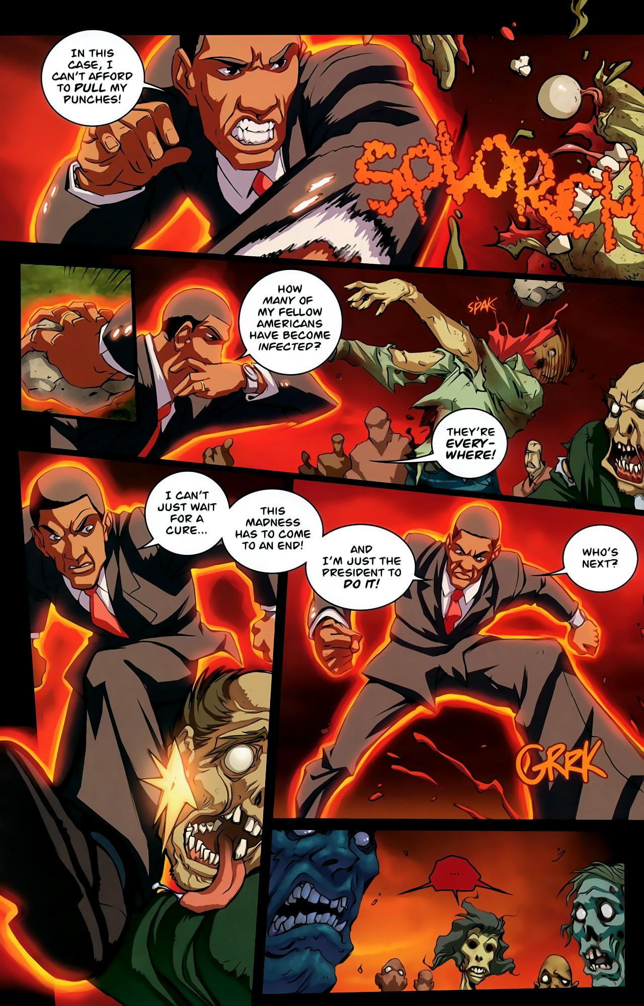 Read online President Evil comic -  Issue #1 - 6