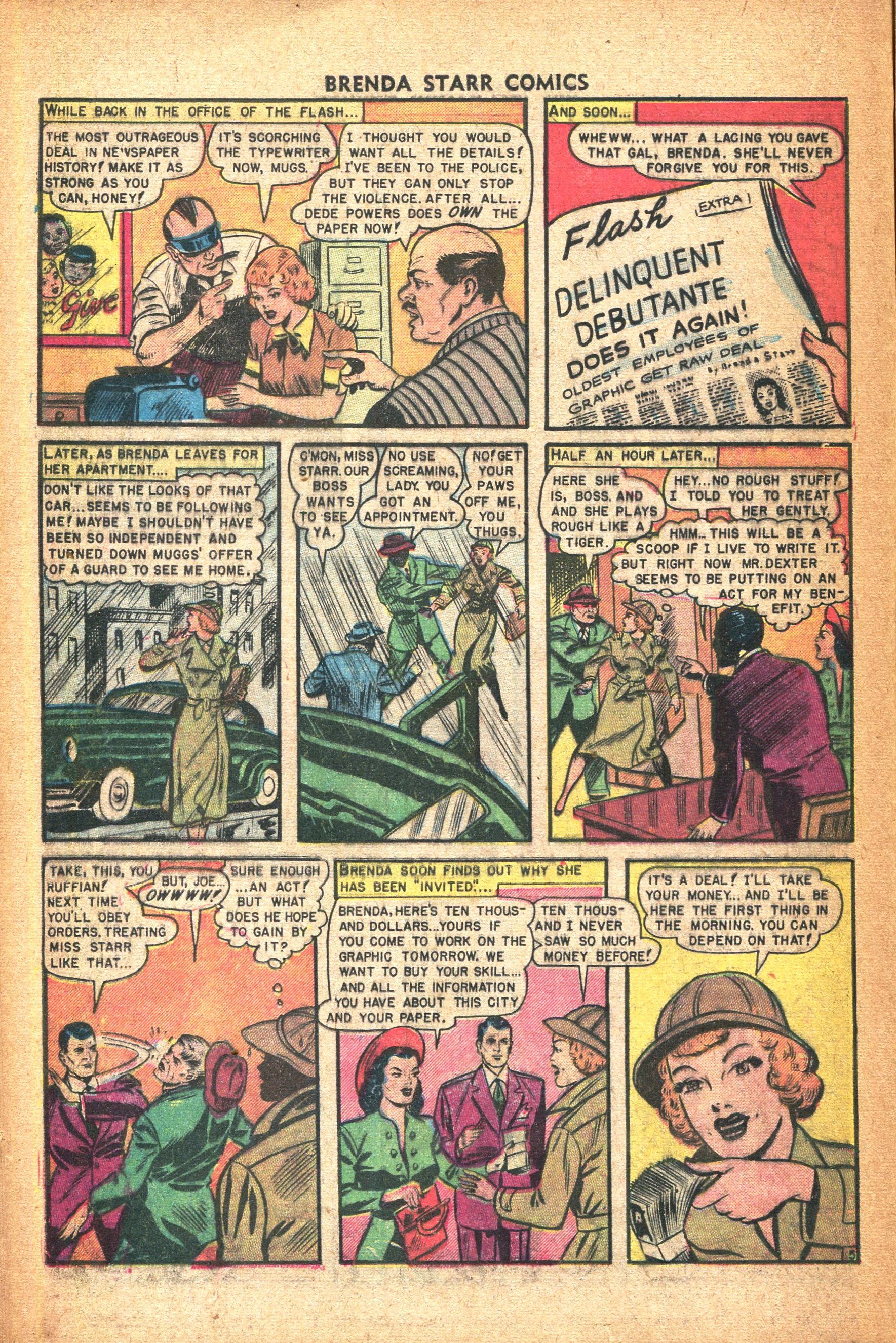 Read online Brenda Starr (1948) comic -  Issue #12 - 16