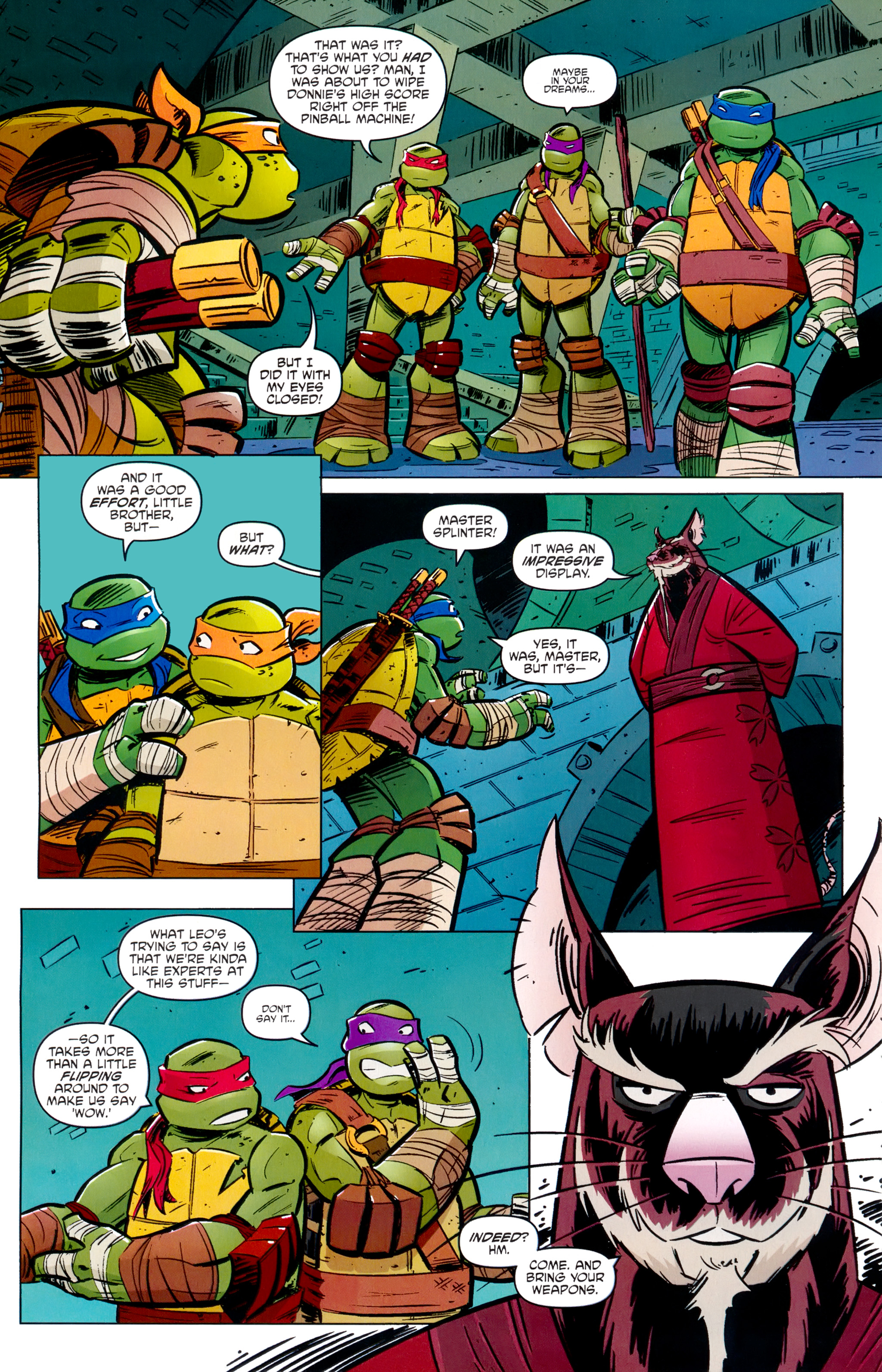 Read online Teenage Mutant Ninja Turtles New Animated Adventures Free Comic Book Day comic -  Issue # Full - 4