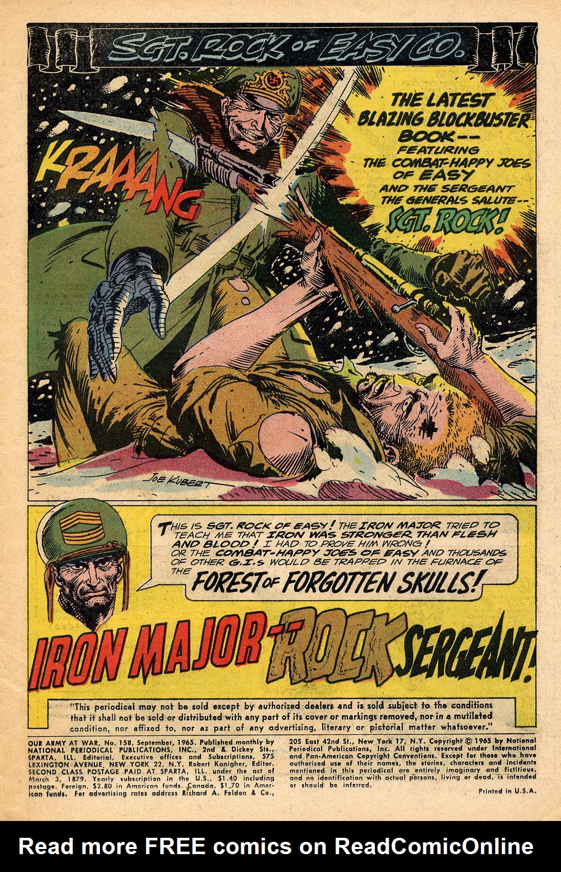 Read online Our Army at War (1952) comic -  Issue #158 - 3