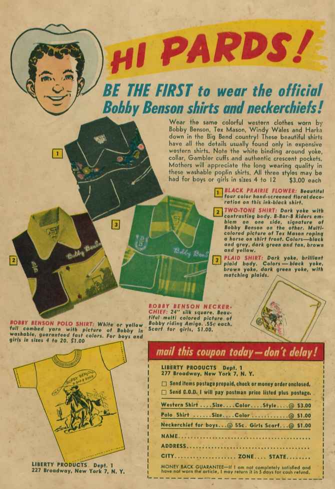 Read online Bobby Benson's B-Bar-B Riders comic -  Issue #1 - 36