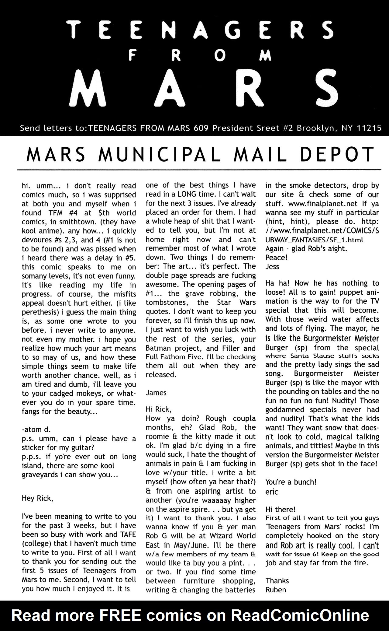Read online Teenagers From Mars comic -  Issue #6 - 29