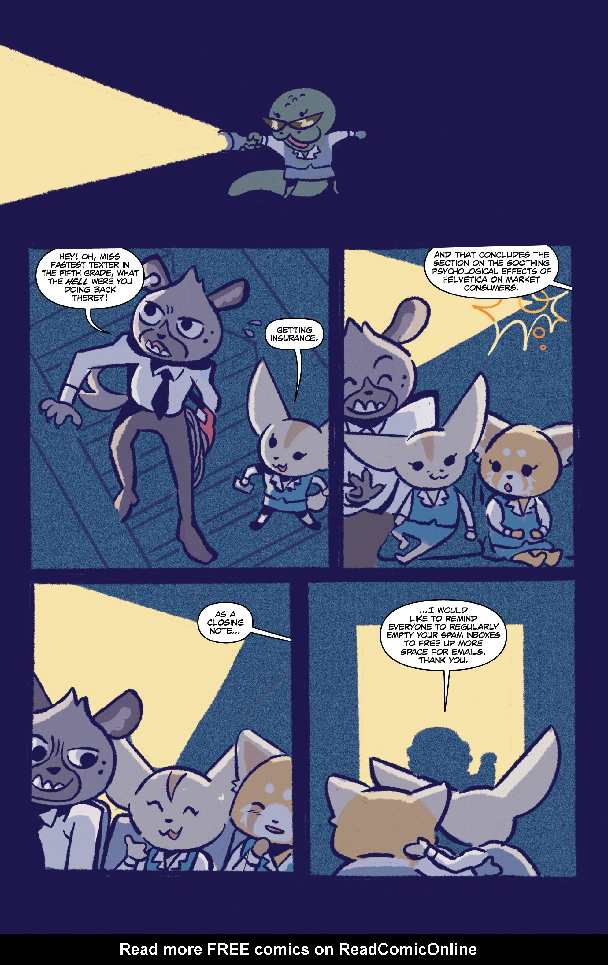 Read online Aggretsuko Meet Her Friends comic -  Issue #2 - 22