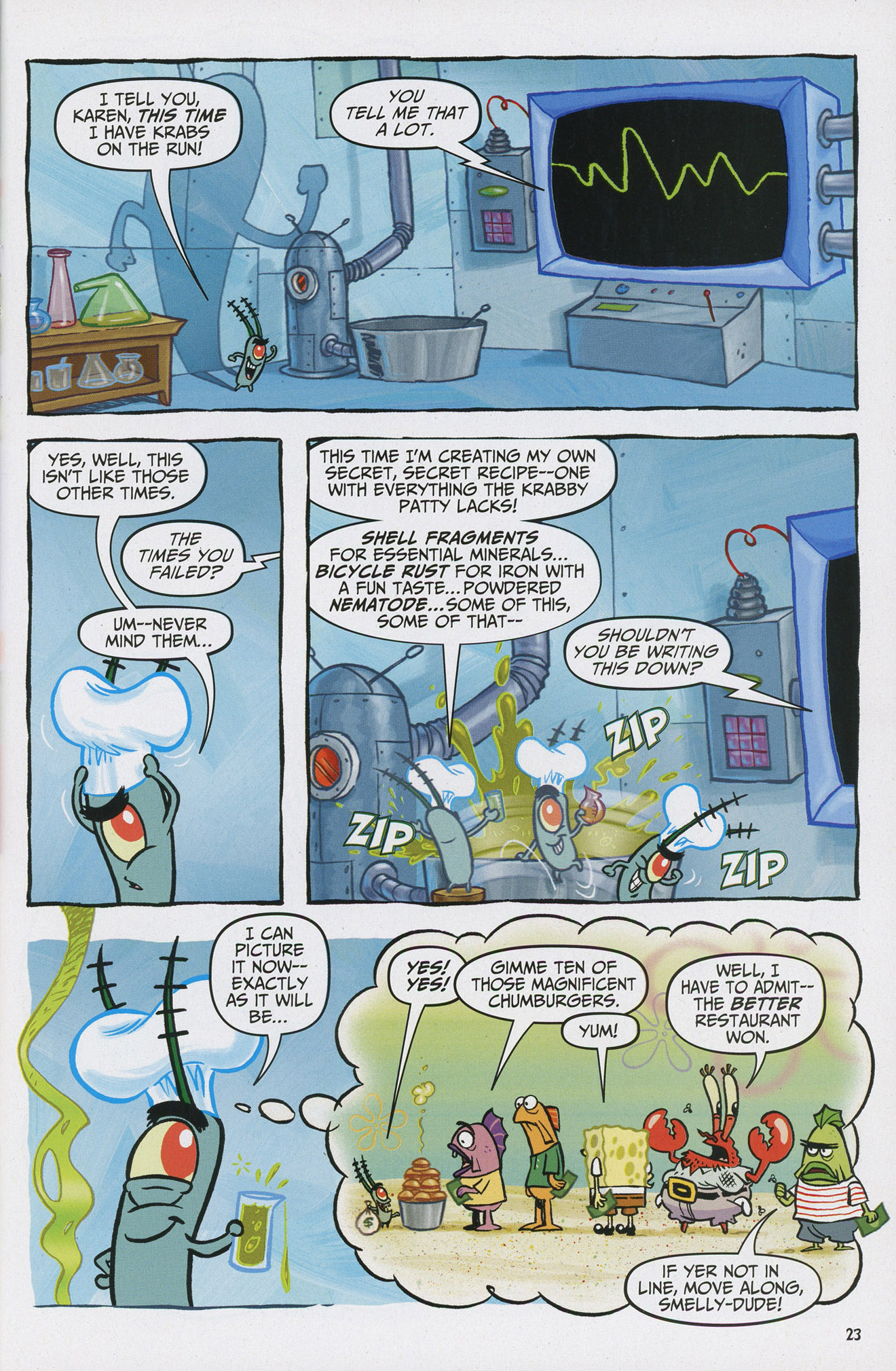 Read online SpongeBob Comics comic -  Issue #8 - 24