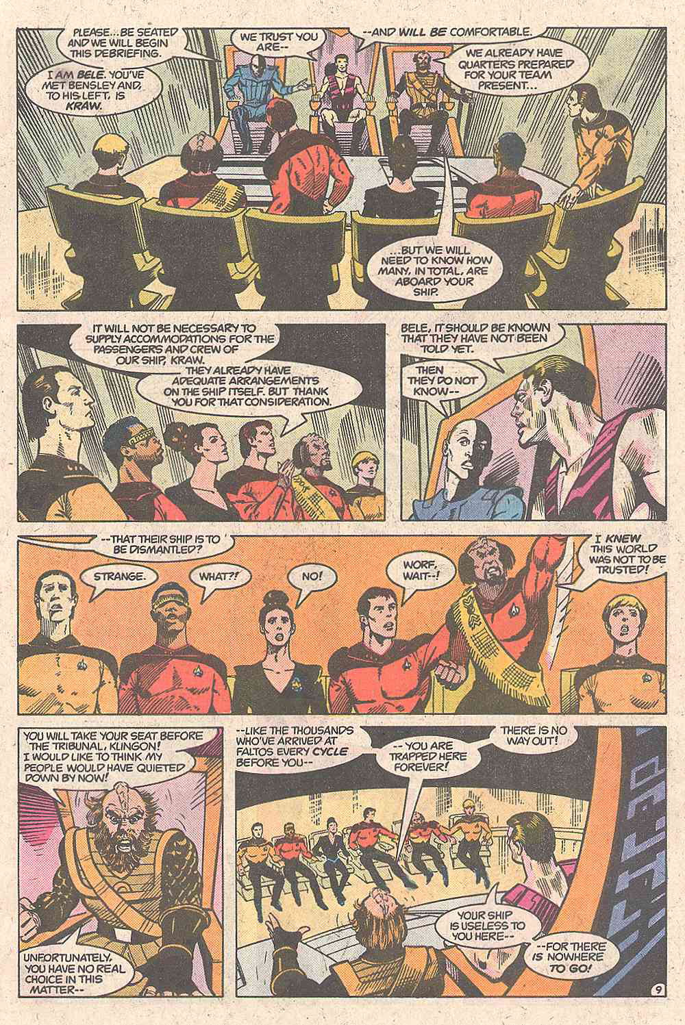 Read online Star Trek: The Next Generation (1988) comic -  Issue #6 - 10