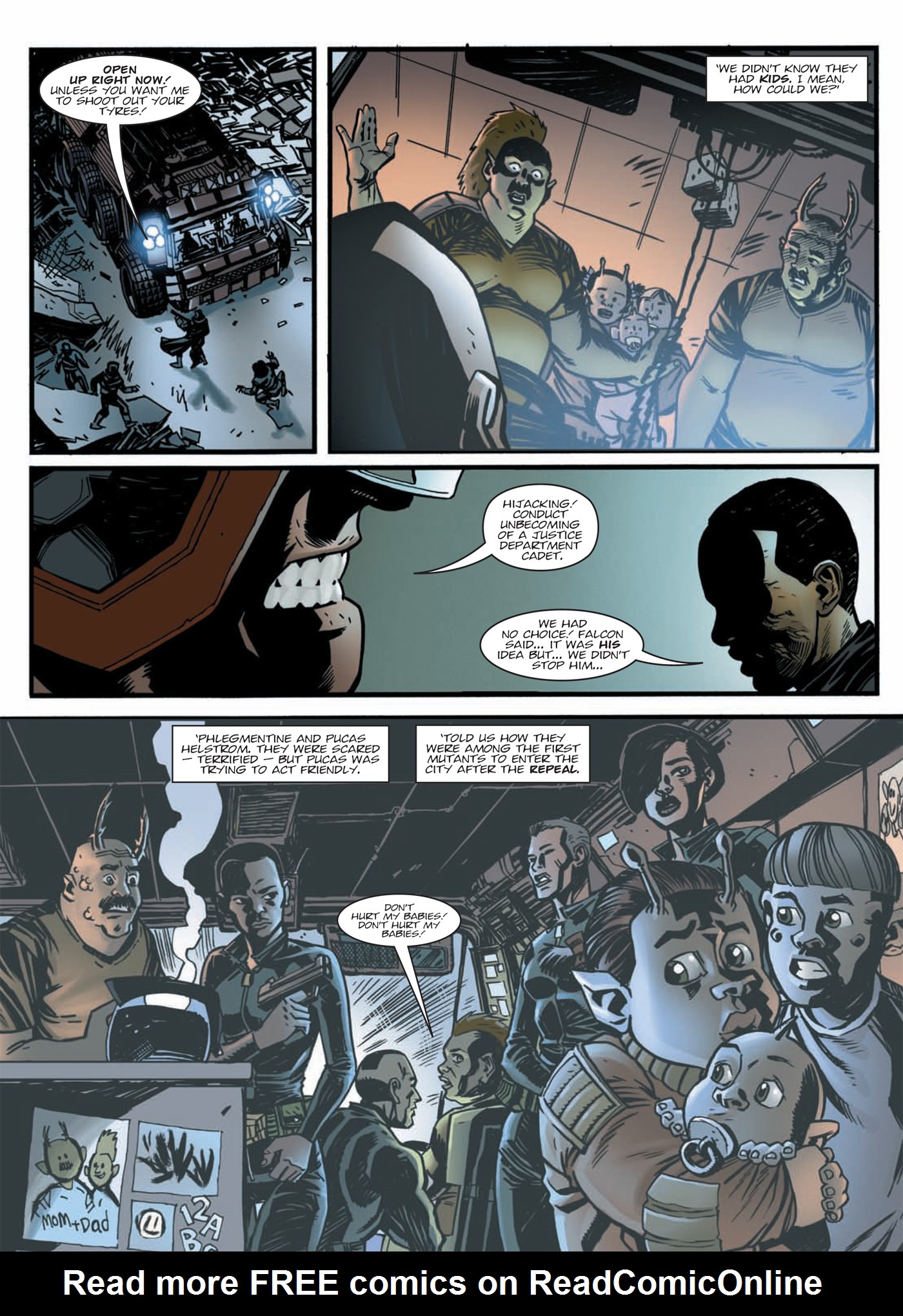 Read online Judge Dredd: Day of Chaos: Fallout comic -  Issue # TPB (Part 2) - 43