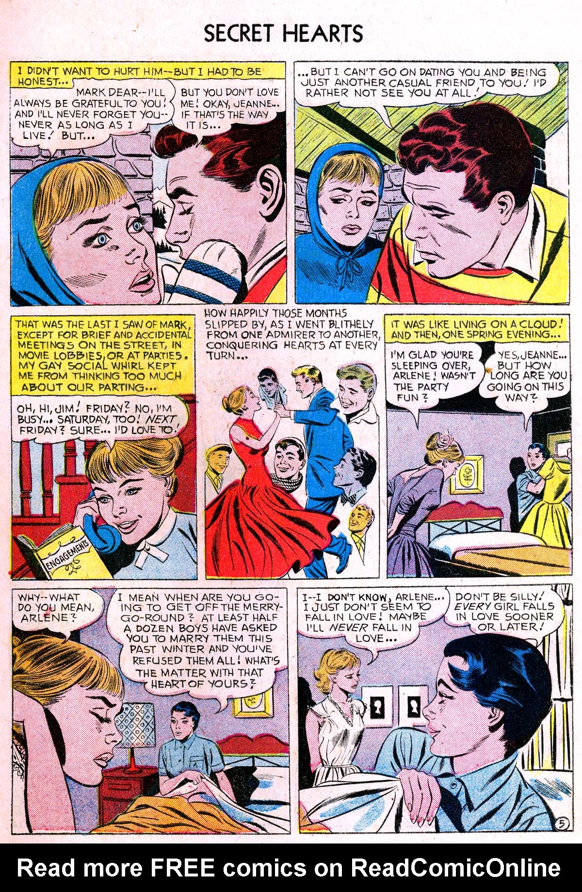 Read online Secret Hearts comic -  Issue #38 - 7