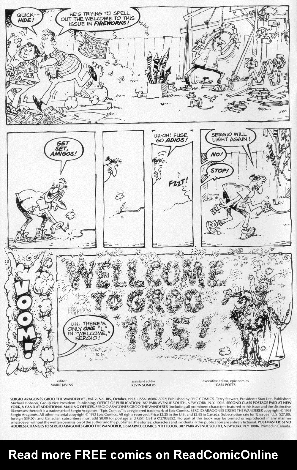 Read online Sergio Aragonés Groo the Wanderer comic -  Issue #105 - 2